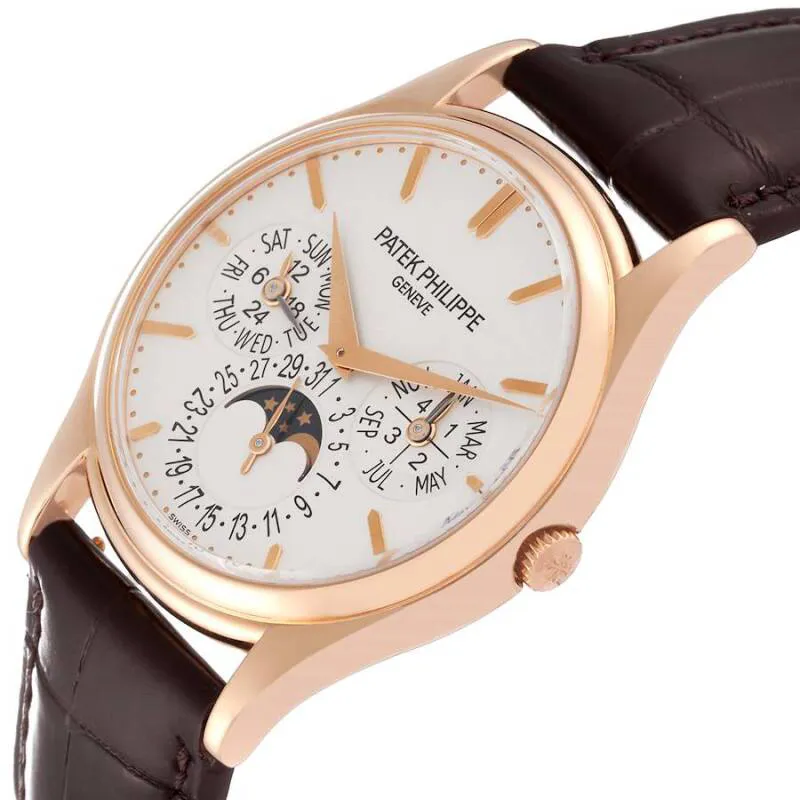 Patek Philippe Perpetual Calendar 5140R-001 37mm Rose gold Brown 4