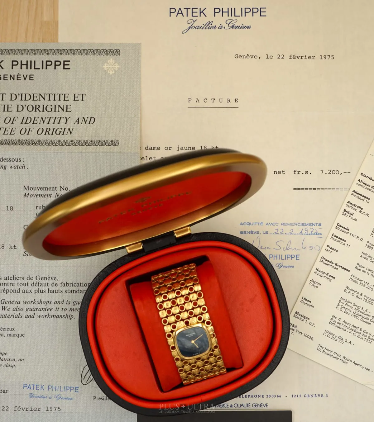 Patek Philippe Ellipse 4153 27mm Yellow gold Blue