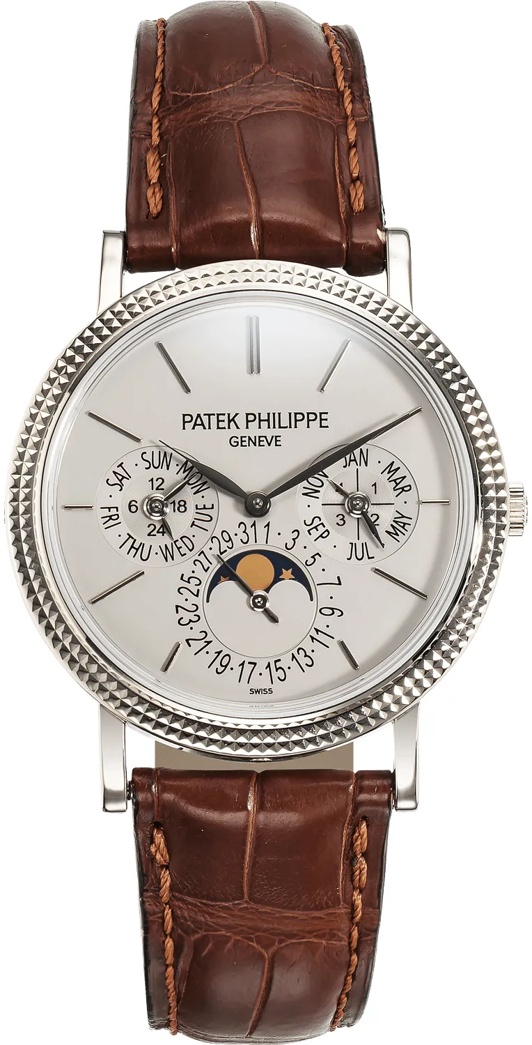 Patek Philippe Perpetual Calendar 5139G-001 38mm White gold Silver Gray