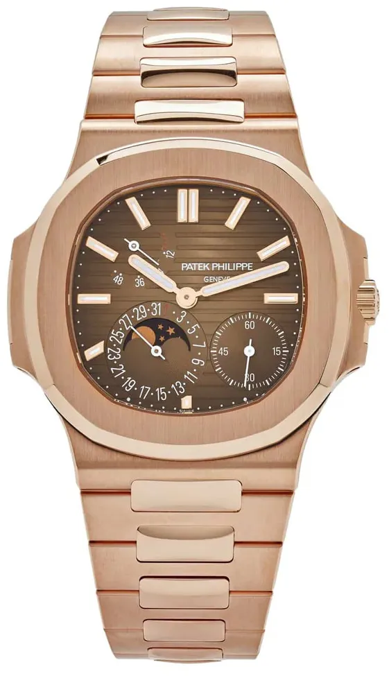 Patek Philippe Nautilus 5712/1R-001 40mm Rose gold Brown