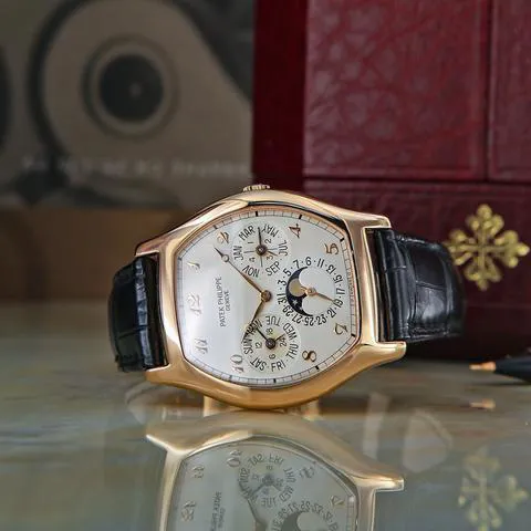 Patek Philippe Grand Complications 5040R 35mm Rose gold Silver 1