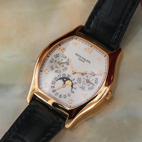 Patek Philippe Grand Complications 5040R 35mm Rose gold Silver 4