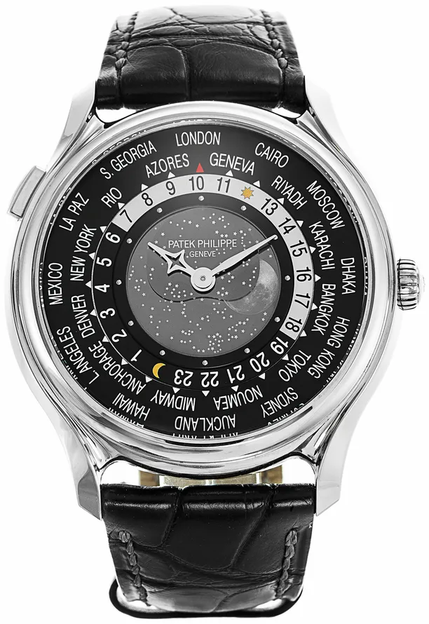 Patek Philippe World Time 5575G-001 40mm White gold Black