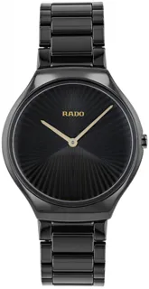 Rado True Thinline R27113152 Black ceramic Black