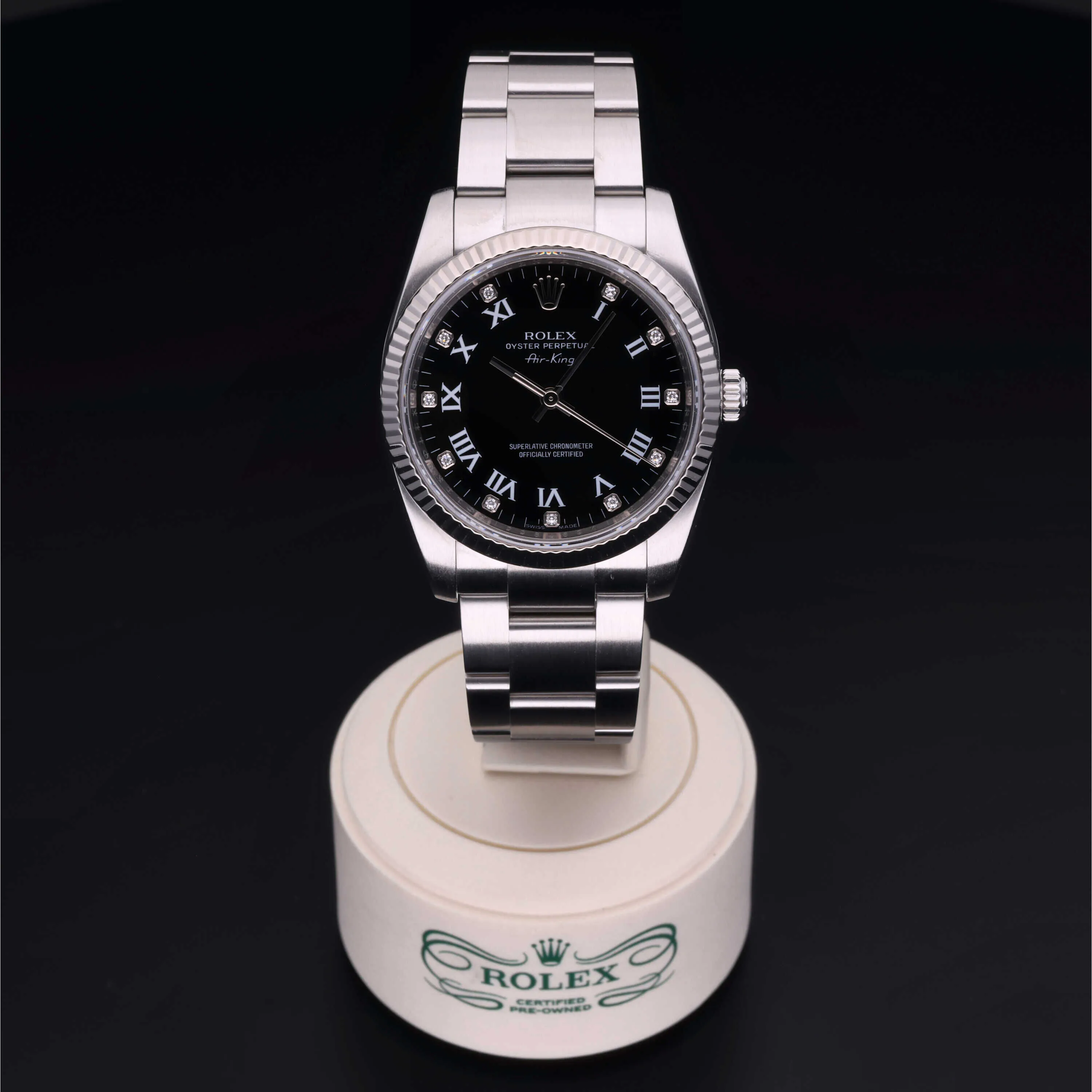 Rolex Air King 114234 34mm Stainless steel Black 1