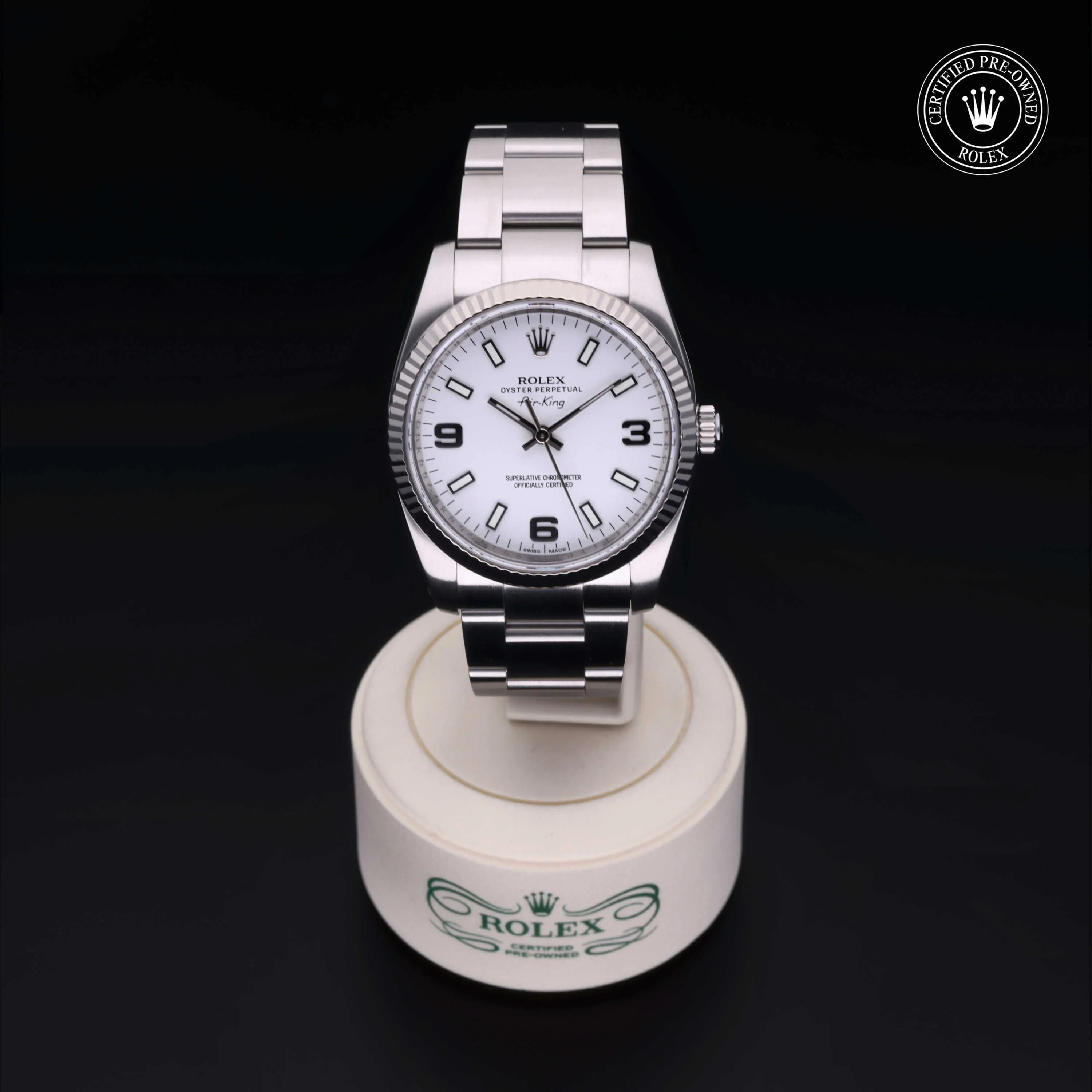 Rolex Air King 114234 34mm Stainless steel White 1