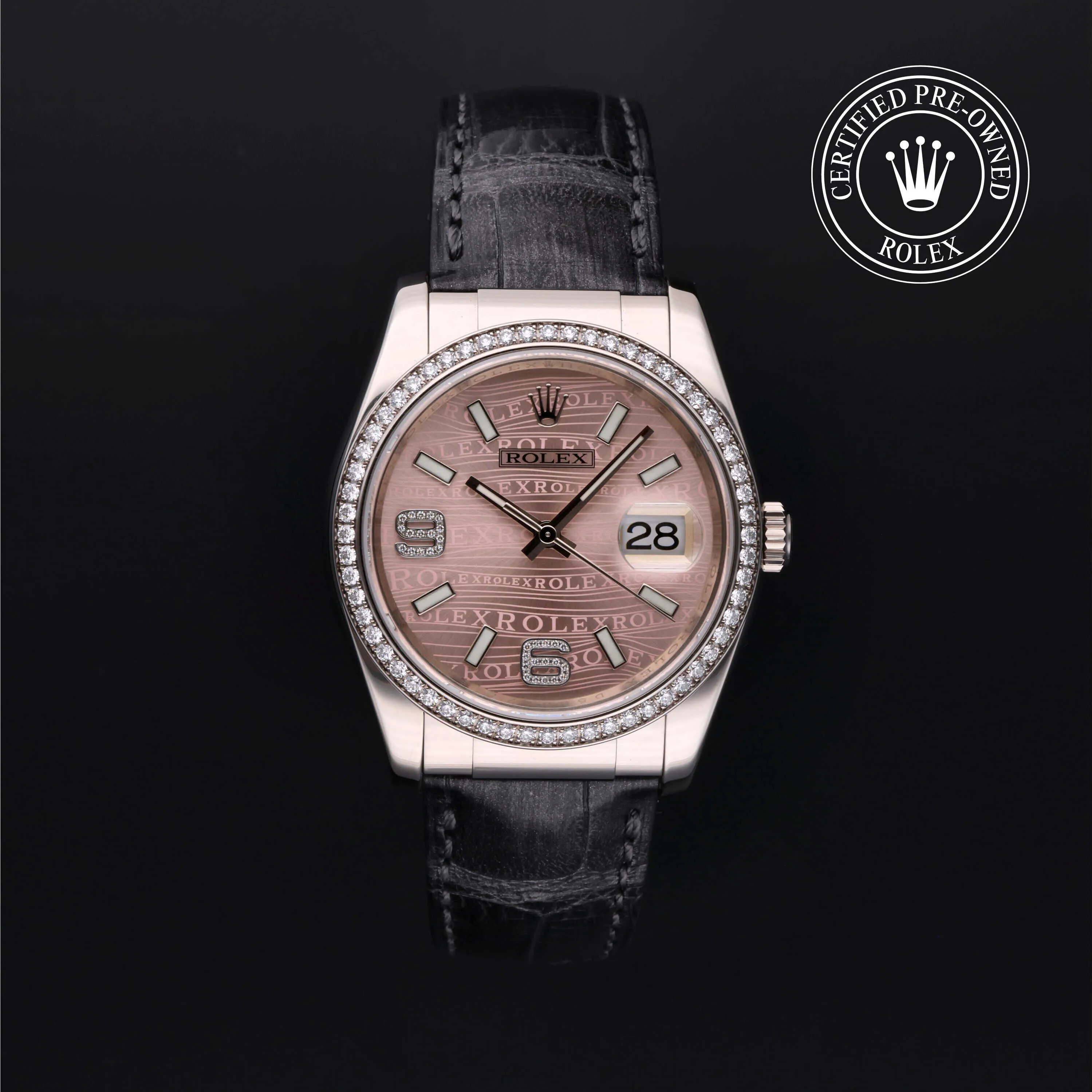 Rolex Datejust 116189 36mm White gold Rose