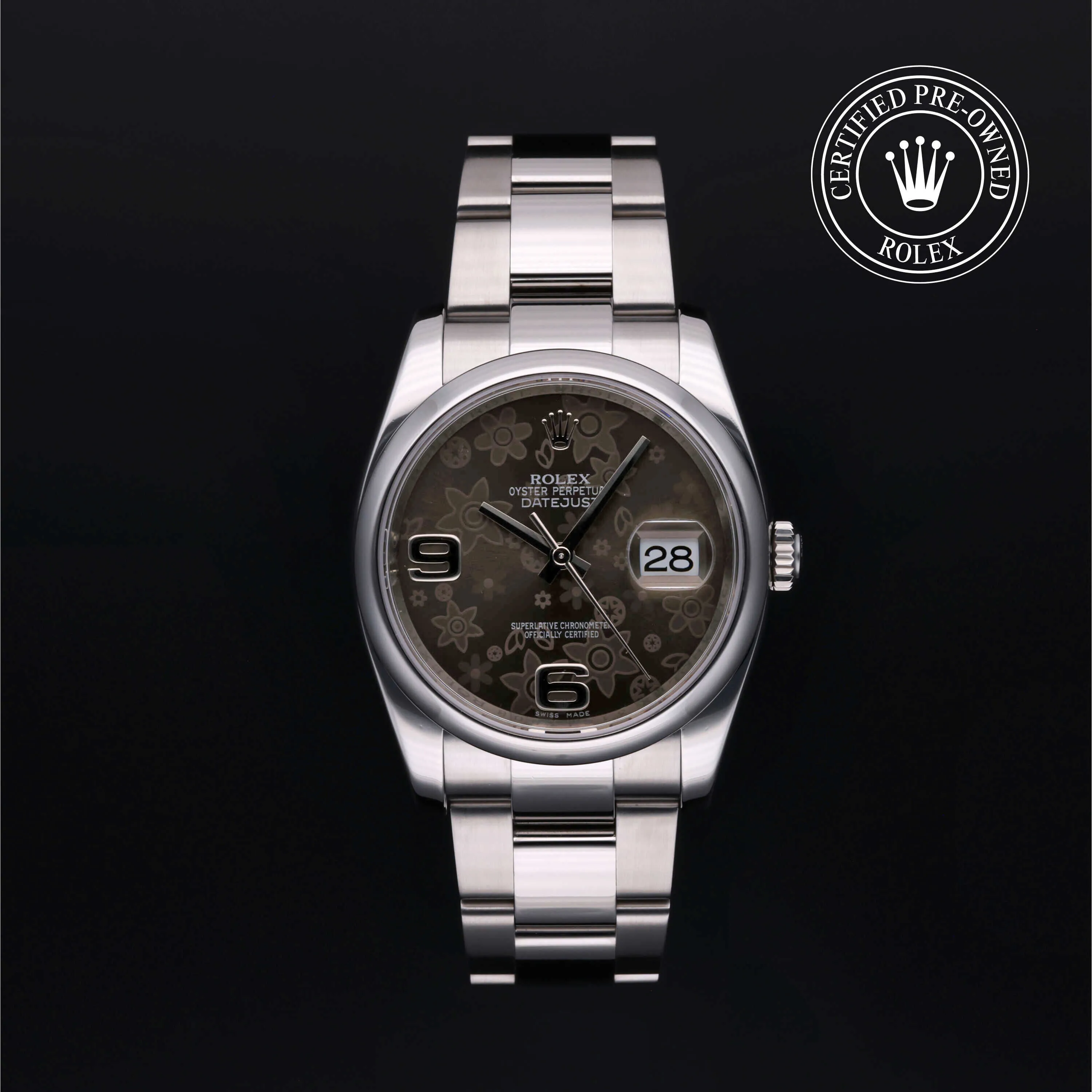 Rolex Datejust 36 116200 36mm Stainless steel Brown