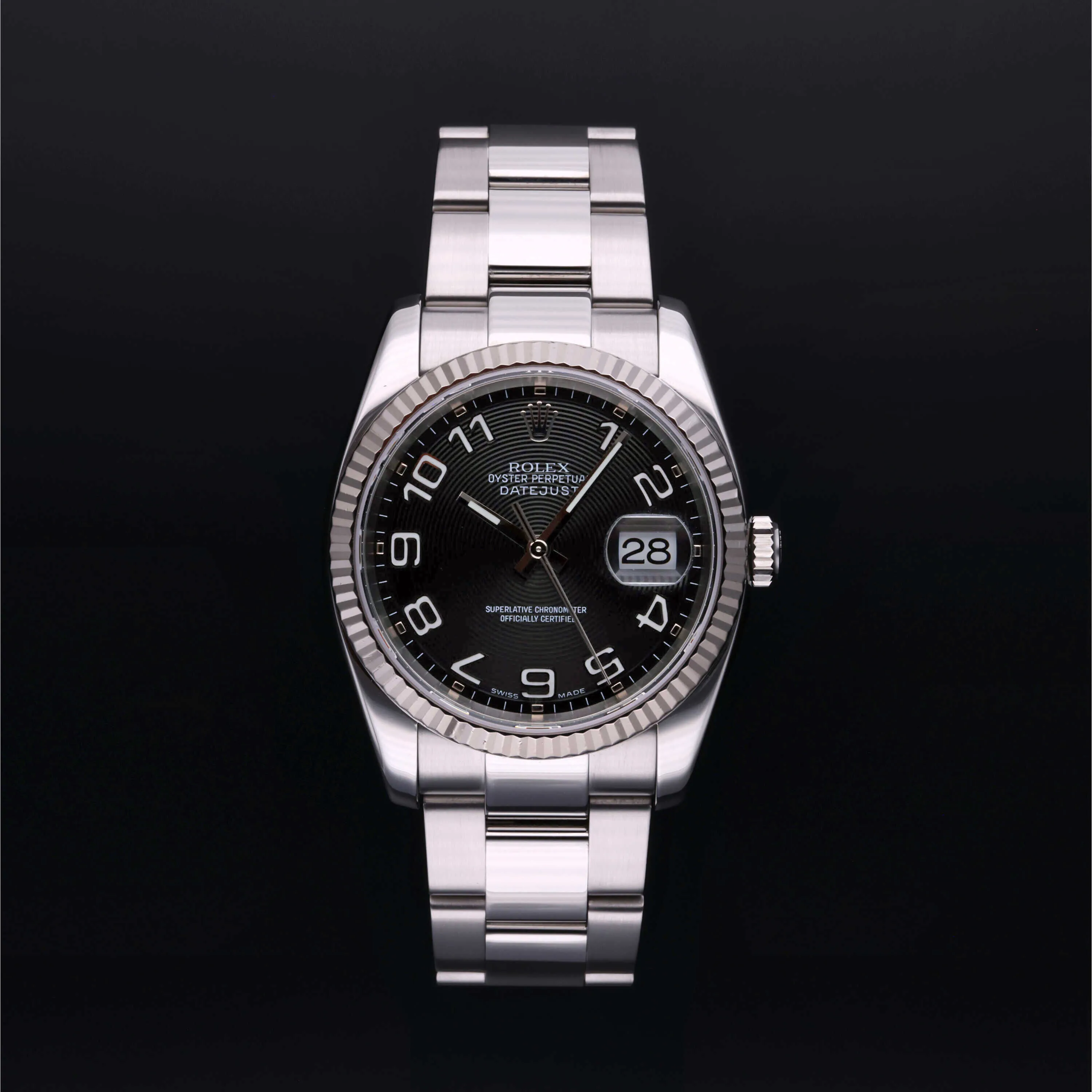 Rolex Datejust 116234 36mm Stainless steel Black