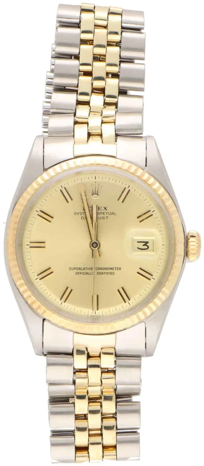 Rolex Datejust 1603 36mm Yellow gold and stainless steel Gold