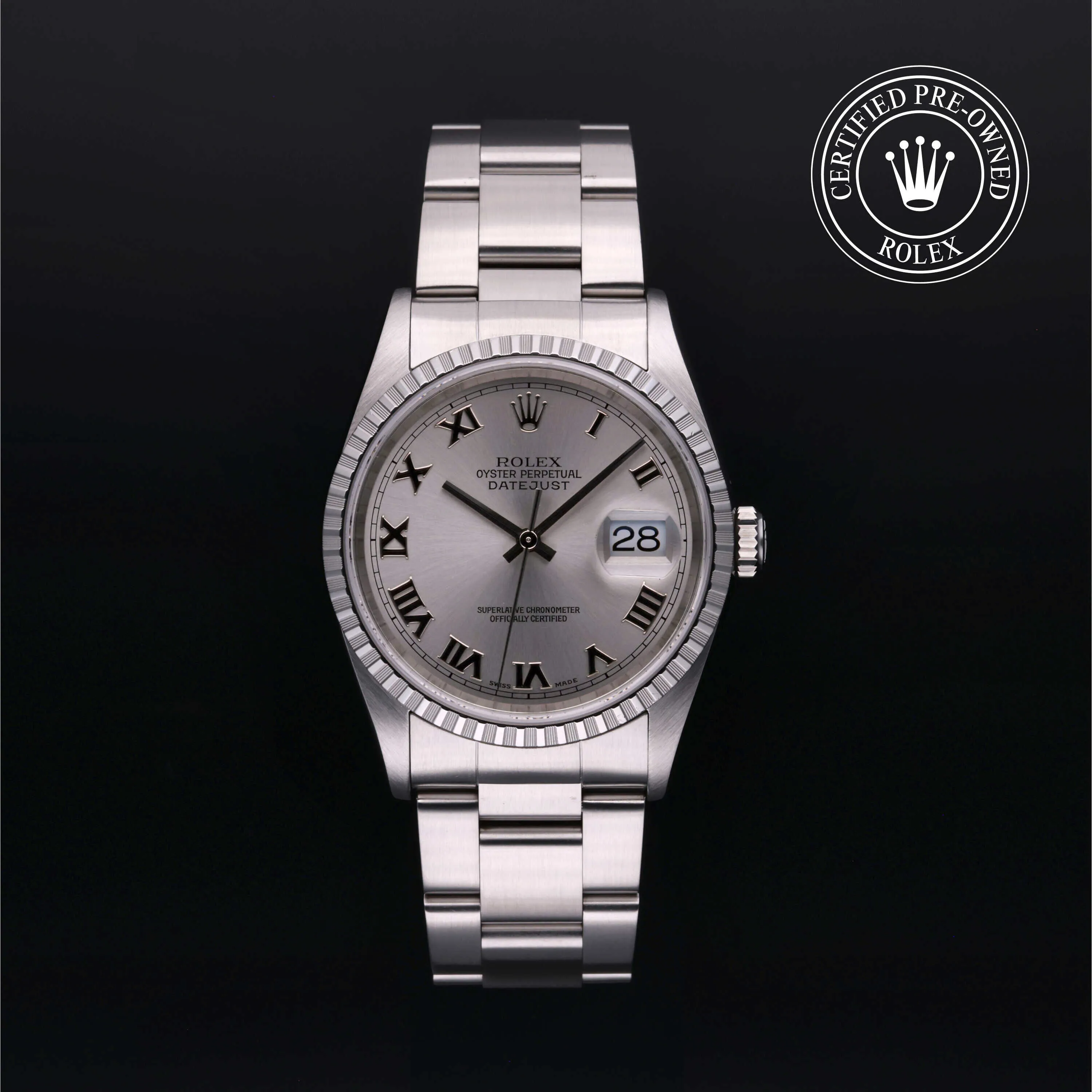 Rolex Datejust 36 16220 36mm Stainless steel Silver Gray