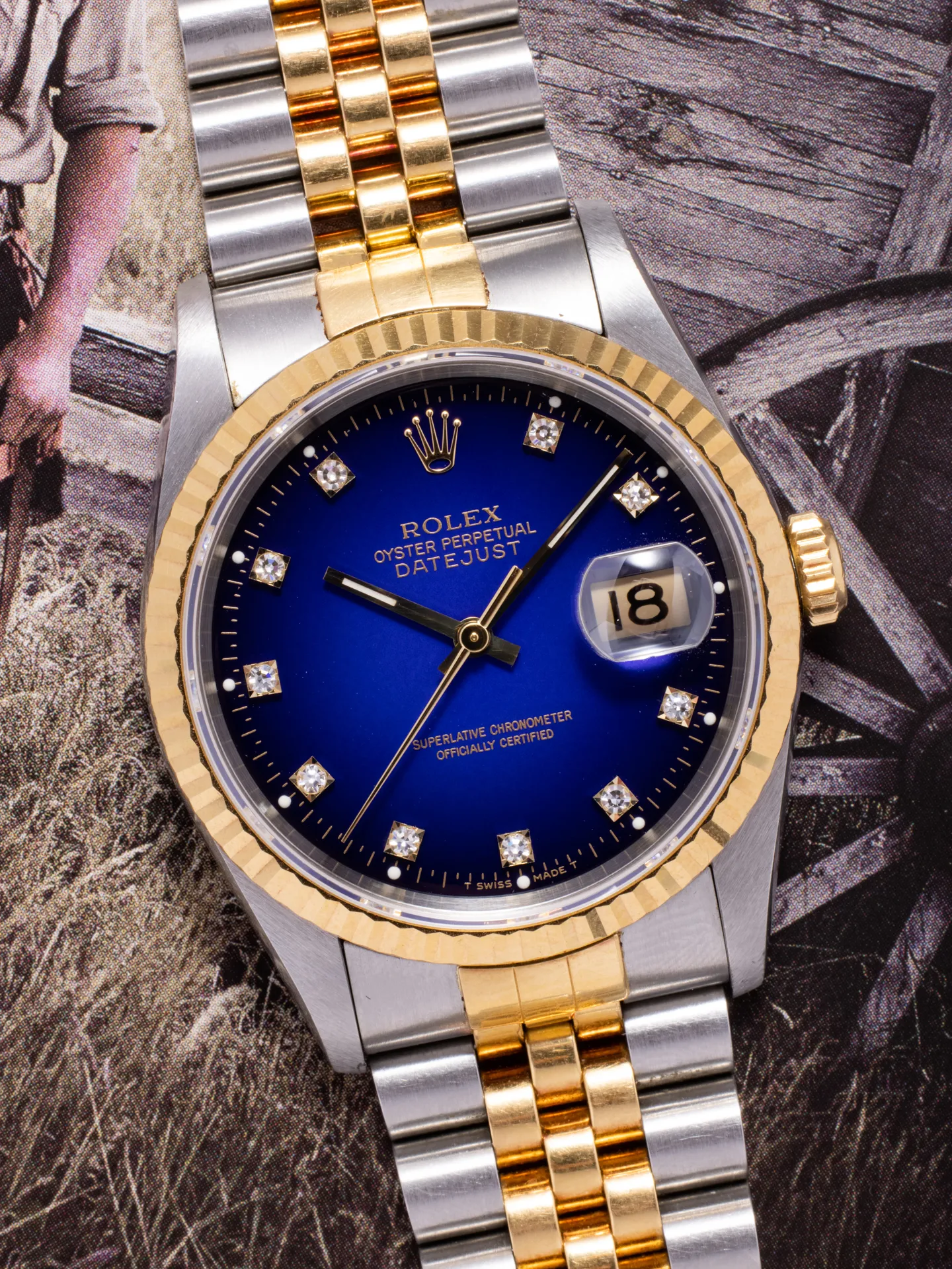 Rolex Datejust 16233 nullmm Diamond Blue