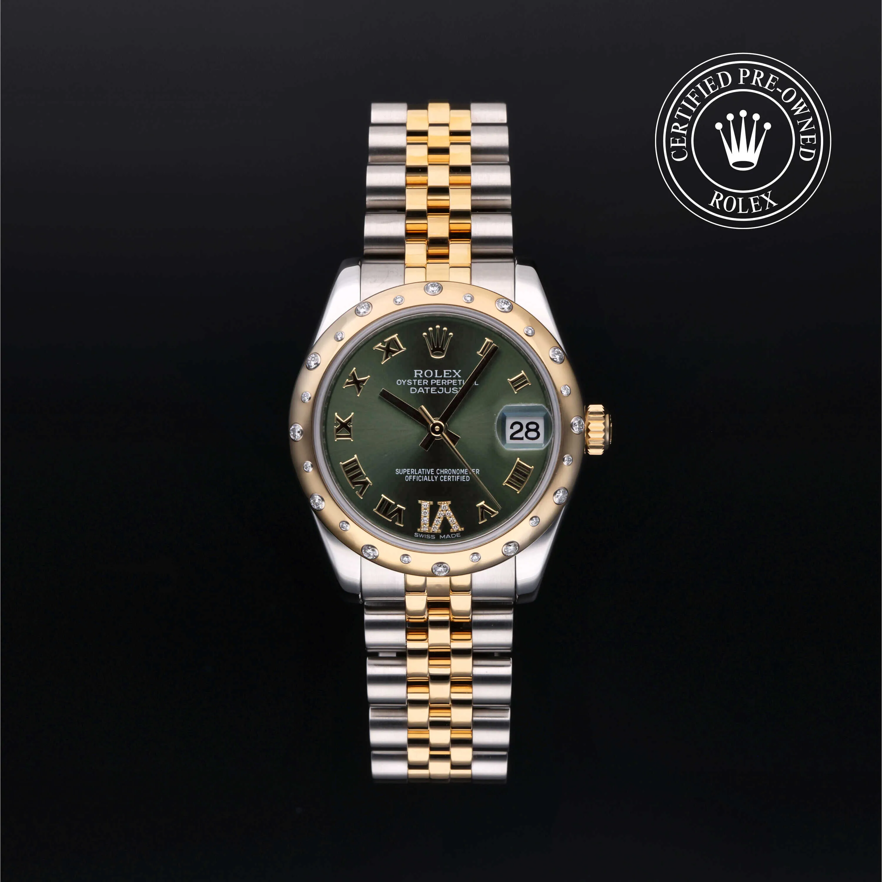 Rolex Datejust 178343 31mm Yellow gold and stainless steel