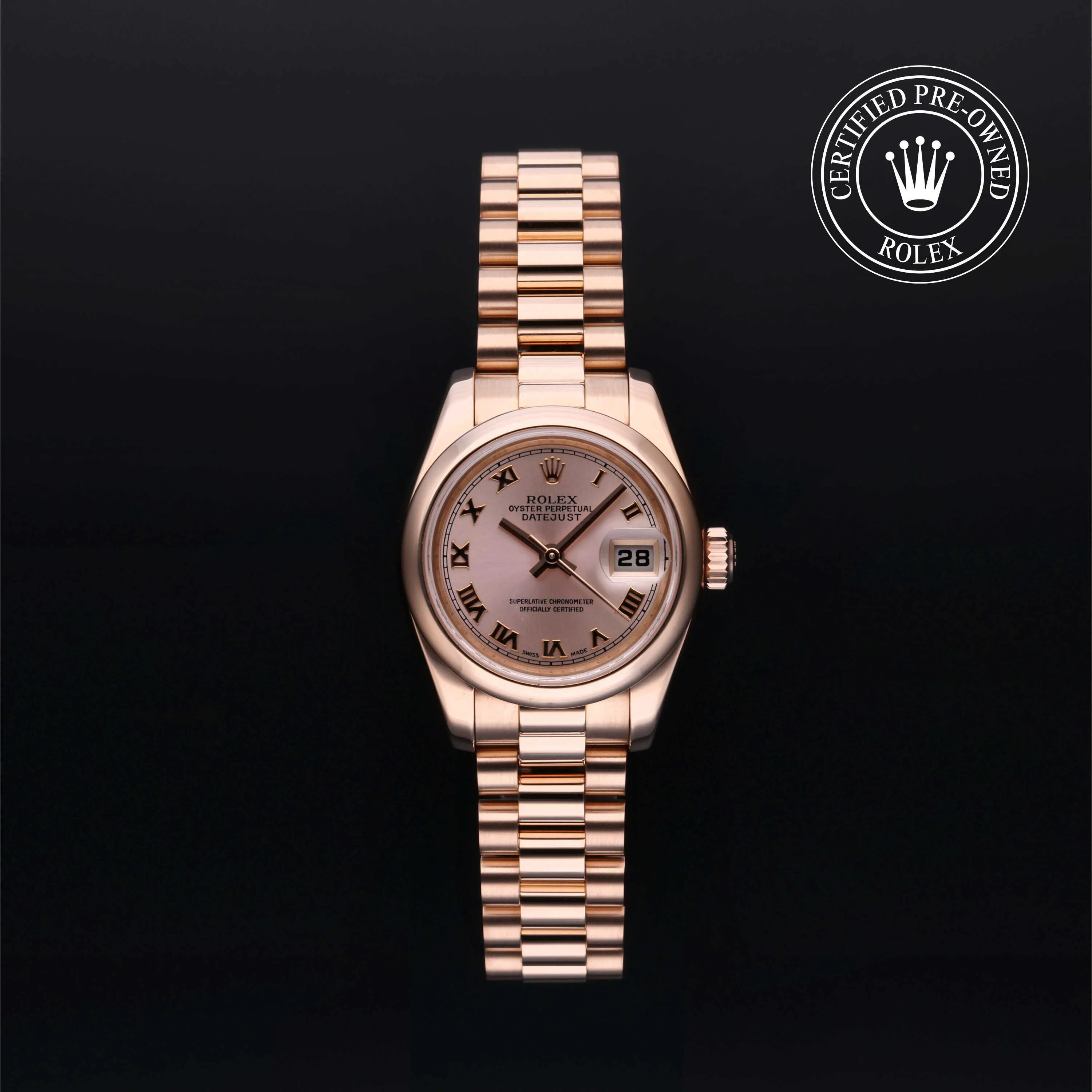 Rolex Datejust 179165 26mm Rose gold Rose