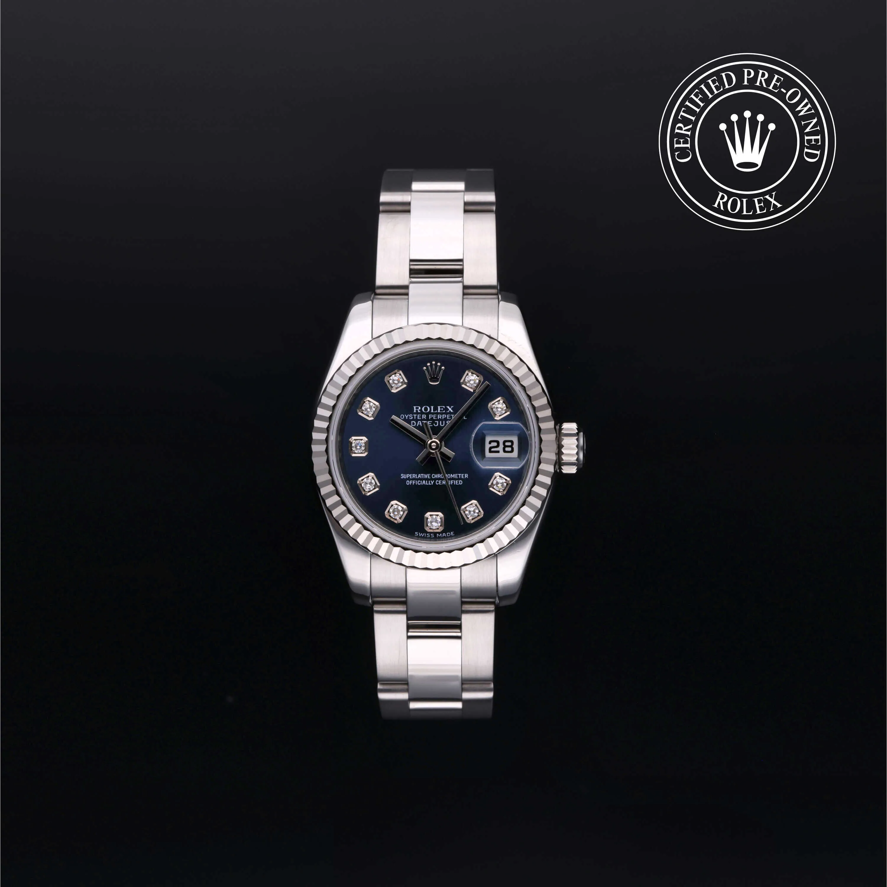 Rolex Datejust 179174 26mm Stainless steel Blue