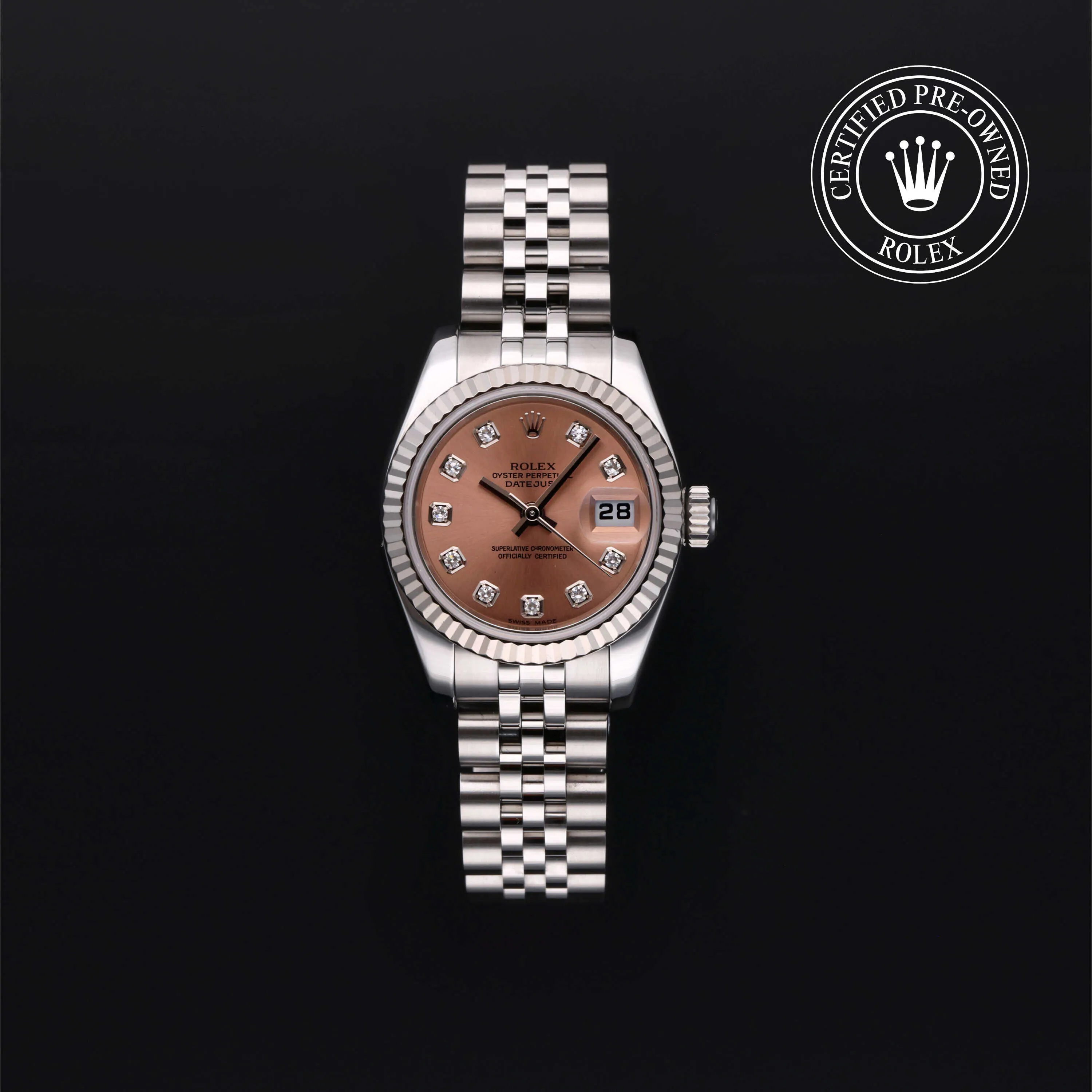 Rolex Datejust 179174 26mm Stainless steel Rose