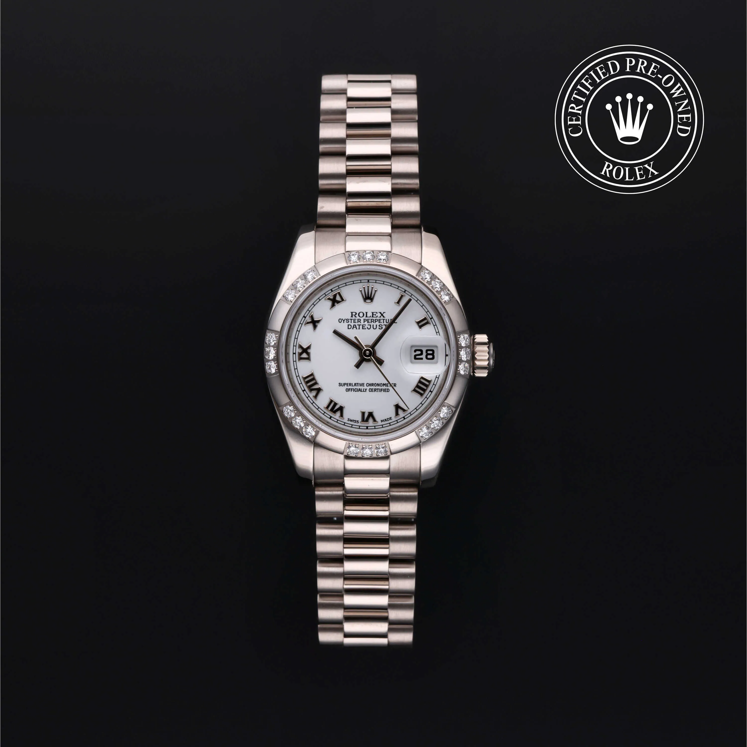 Rolex Datejust 179369 26mm White gold White