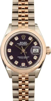 Rolex Datejust 279161 28mm Stainless steel •