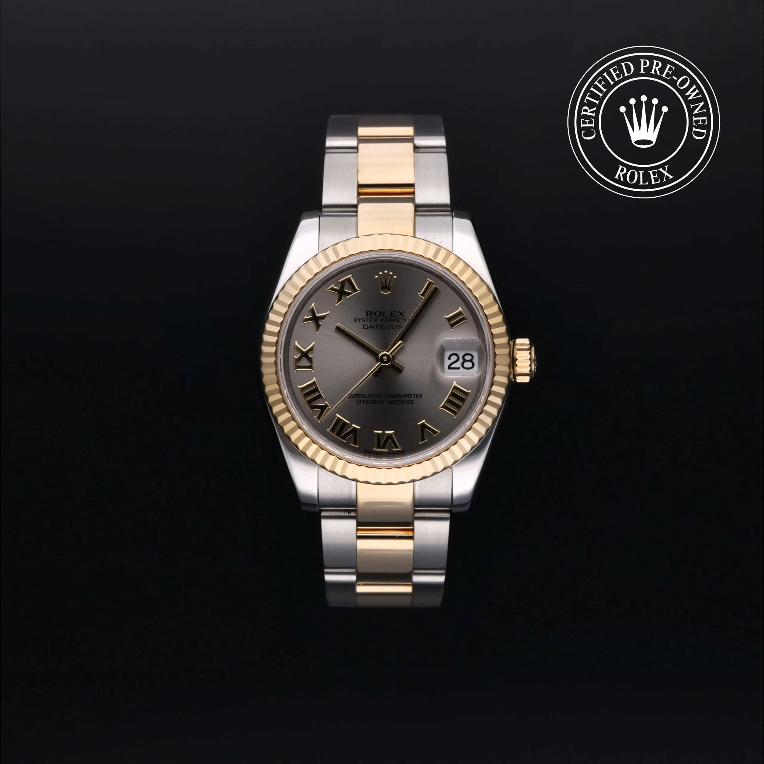 Rolex Datejust 31 178273 31mm Yellow gold and Oystersteel Silver