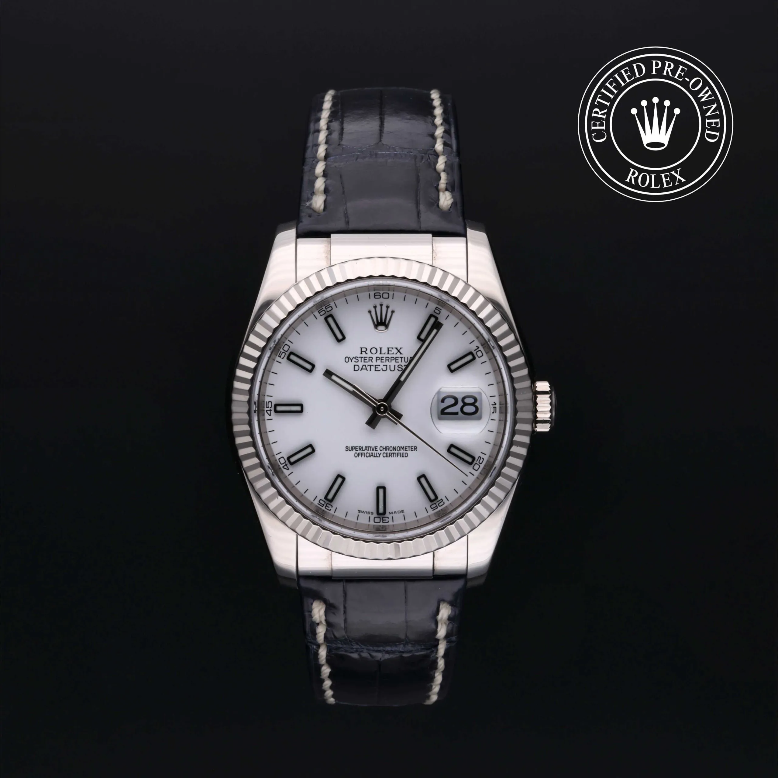 Rolex Datejust 36 116139 36mm White gold White