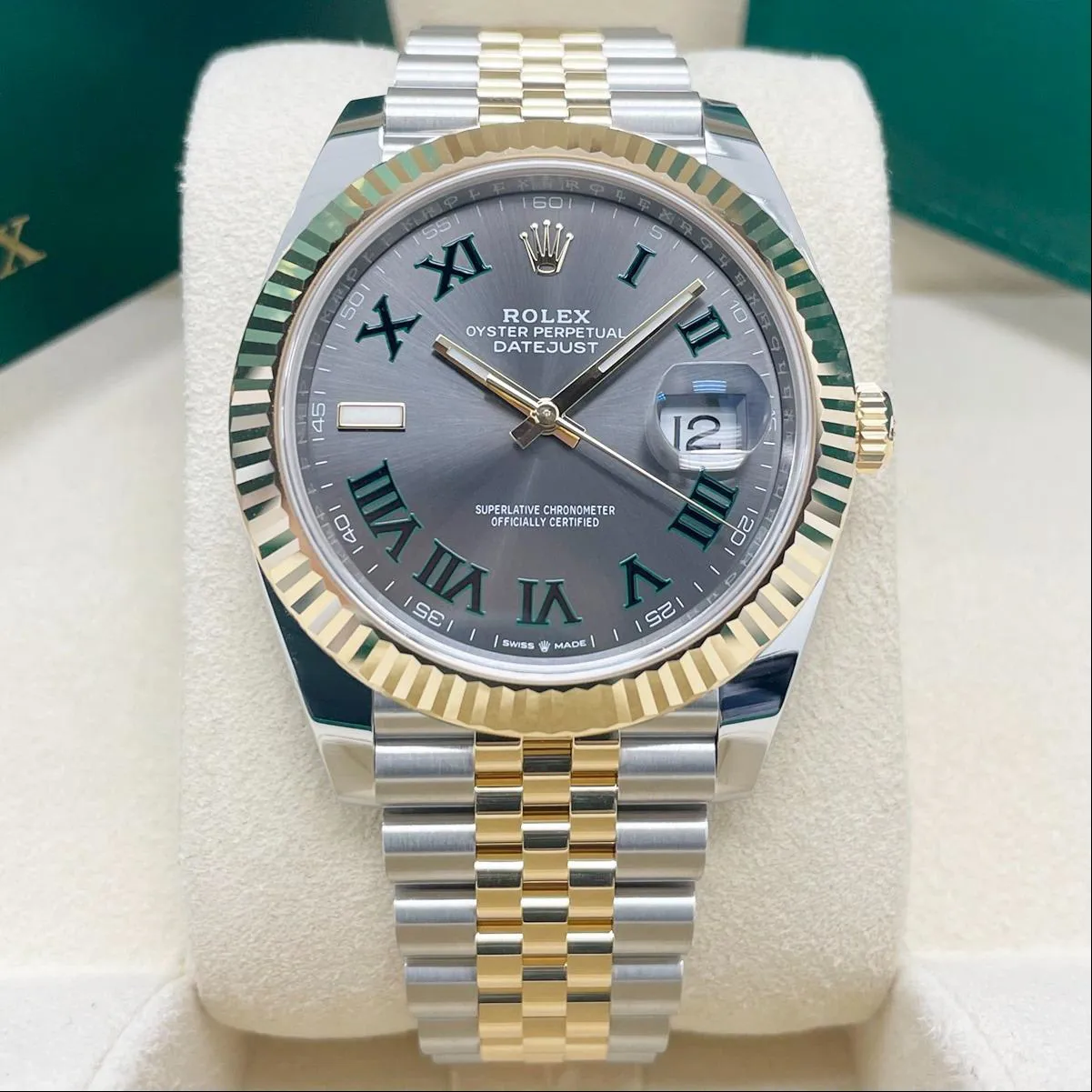 Rolex Datejust 41 126333-0020 41mm Yellow gold and Oystersteel Gray