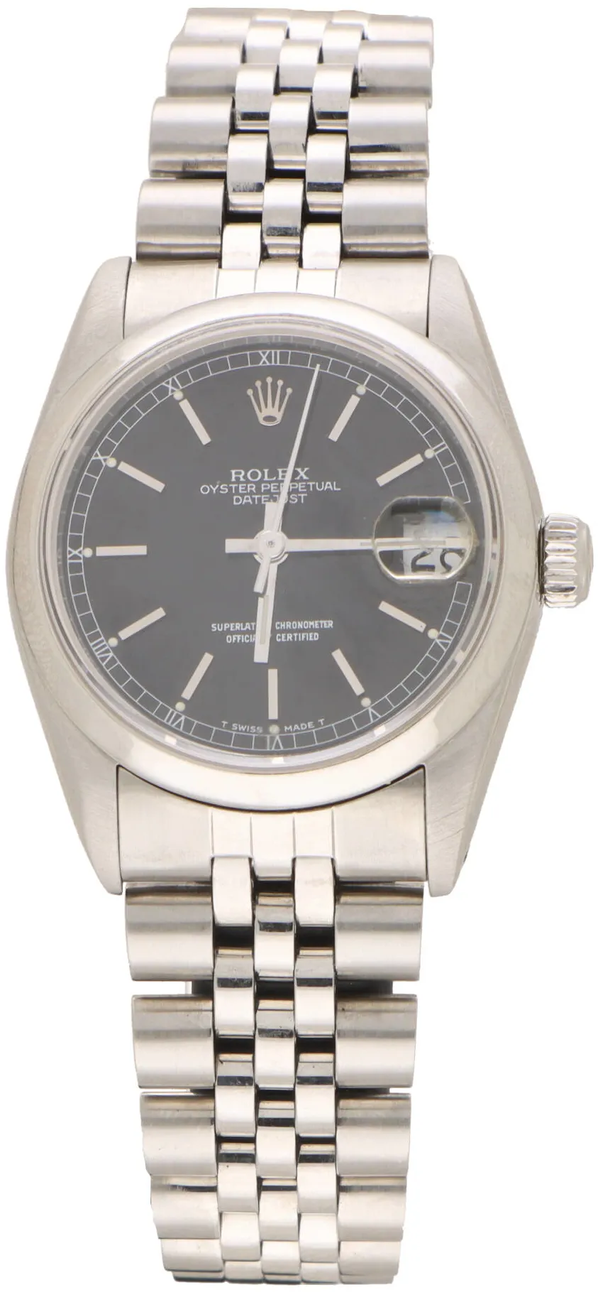 Rolex Datejust 68240 31mm Stainless steel Black