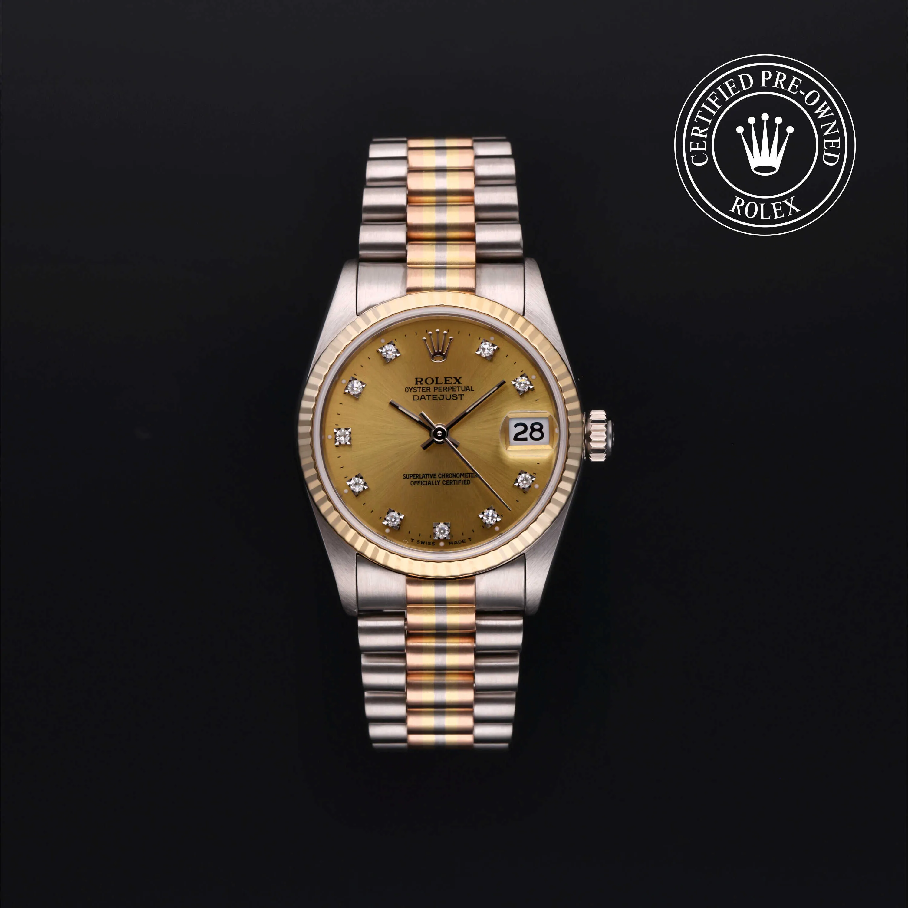 Rolex Datejust 31 68279BIC 31mm White gold Champagne