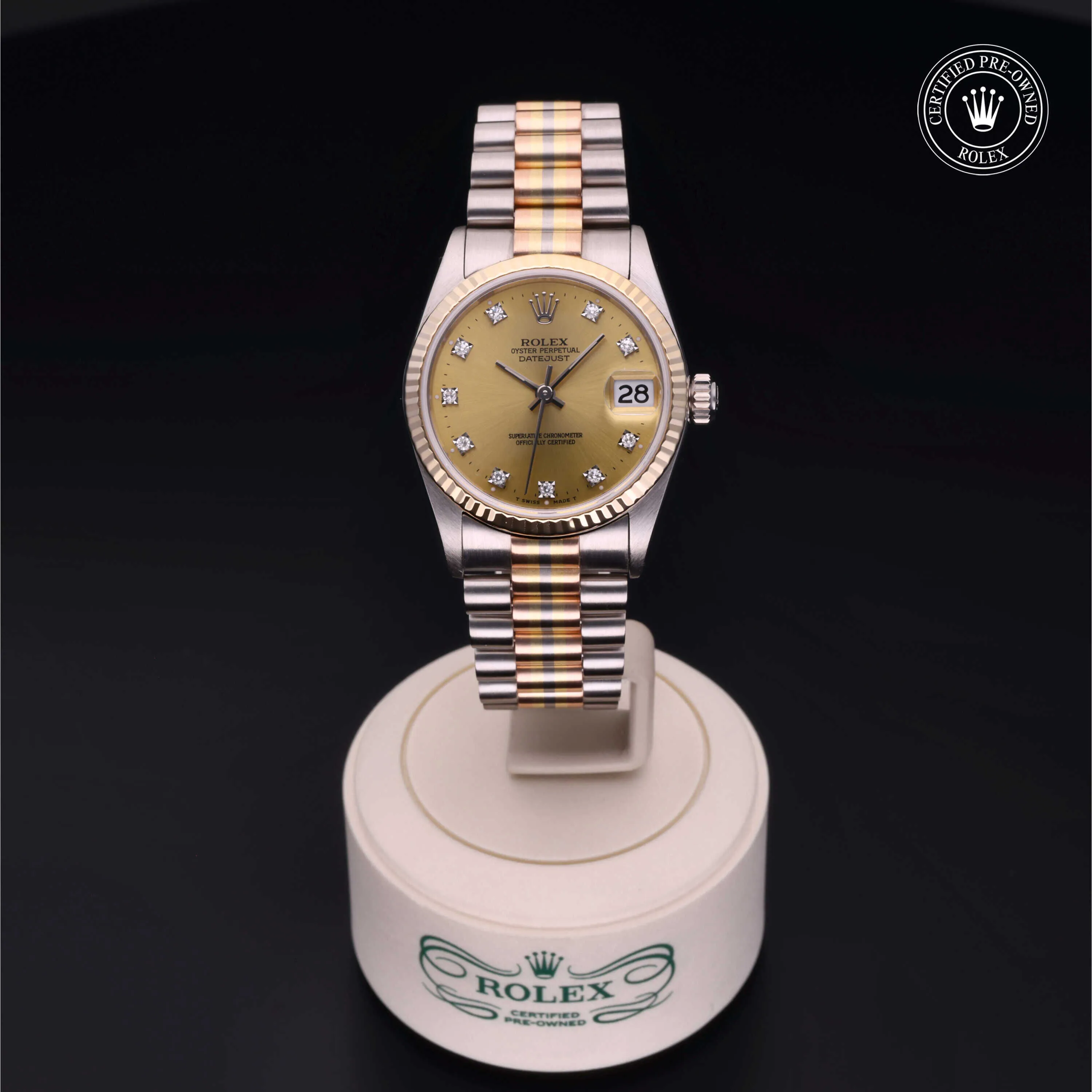 Rolex Datejust 31 68279BIC 31mm White gold Champagne 1