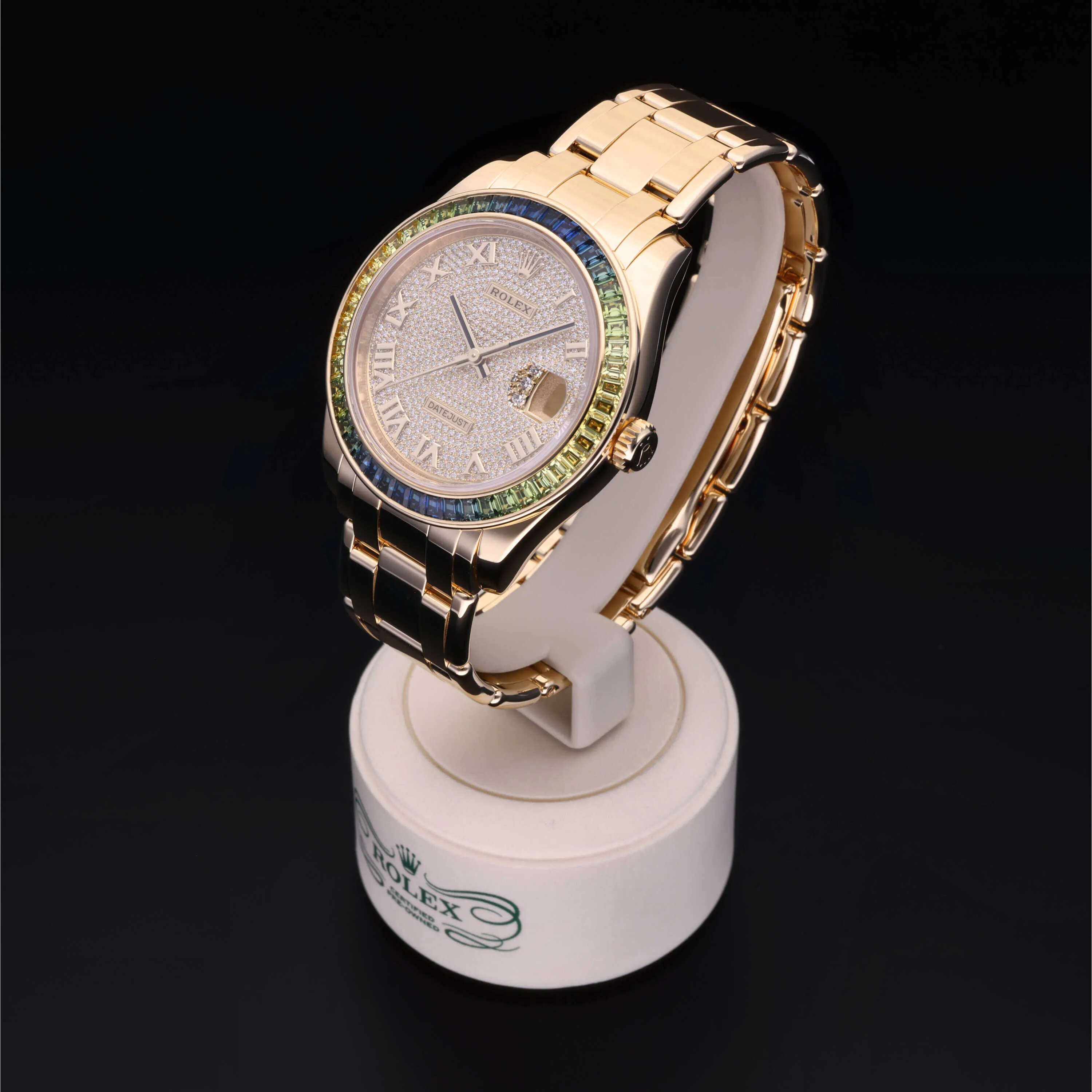 Rolex Pearlmaster 86348SABLV 39mm Yellow gold 2