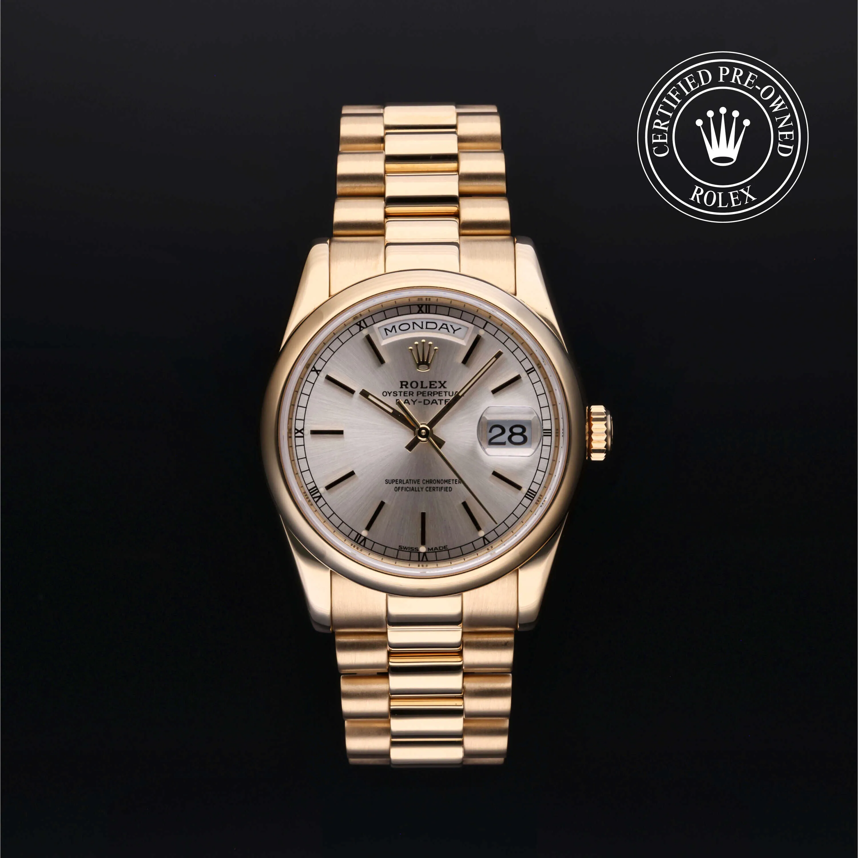 Rolex Day-Date 118208 36mm Yellow gold