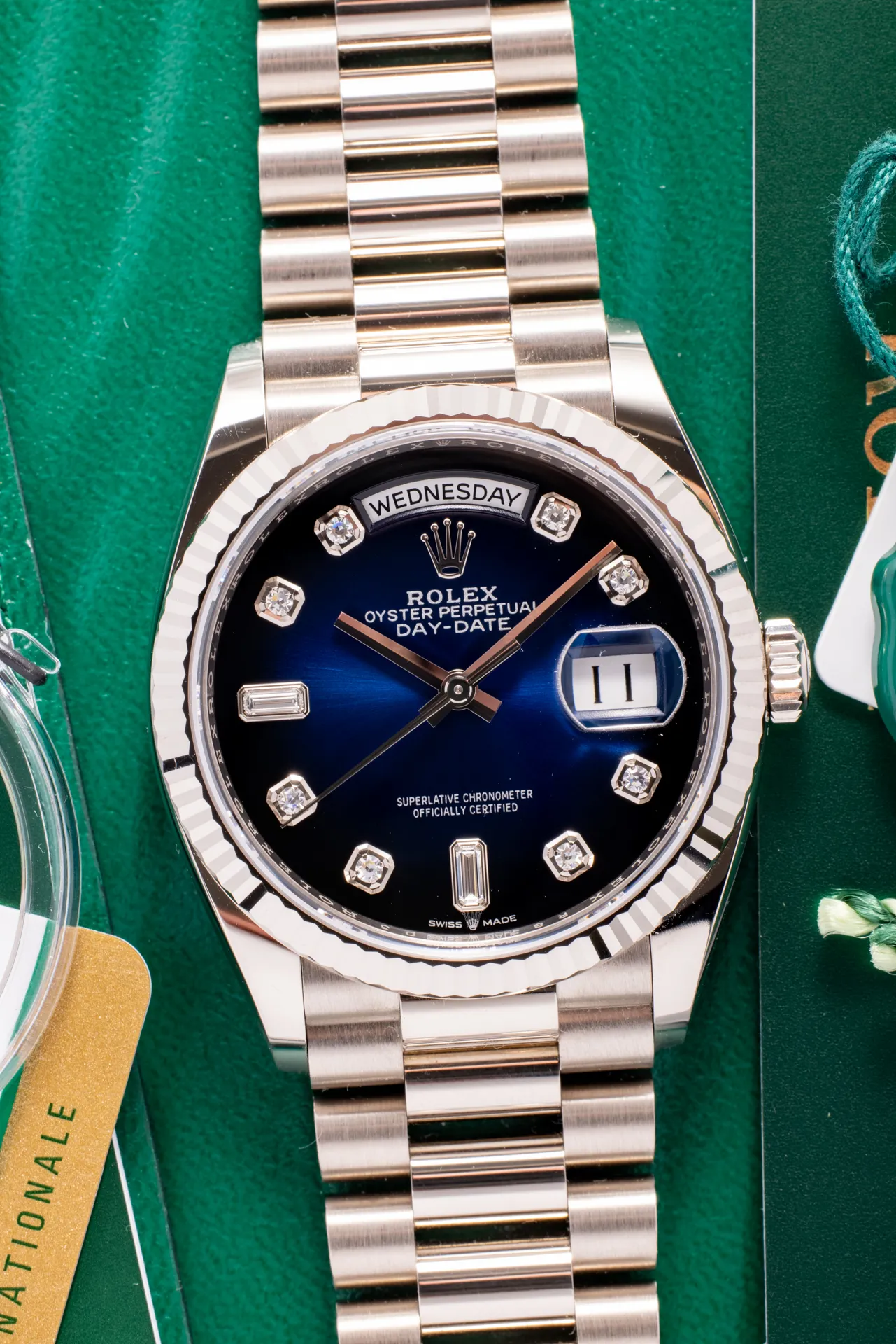 Rolex Day-Date 128239 nullmm Diamond Blue