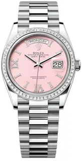 Rolex Day-Date 128396TBR-0009 Platinum Pink