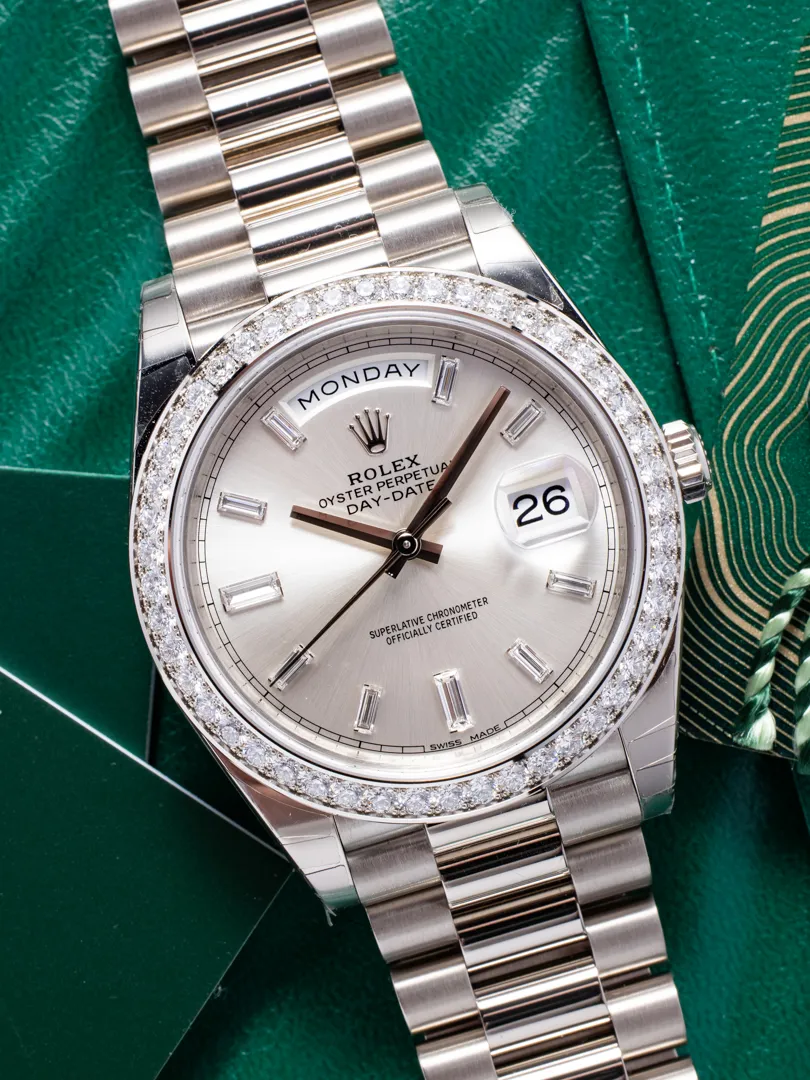 Rolex Day-Date 228349RBR 40mm White gold