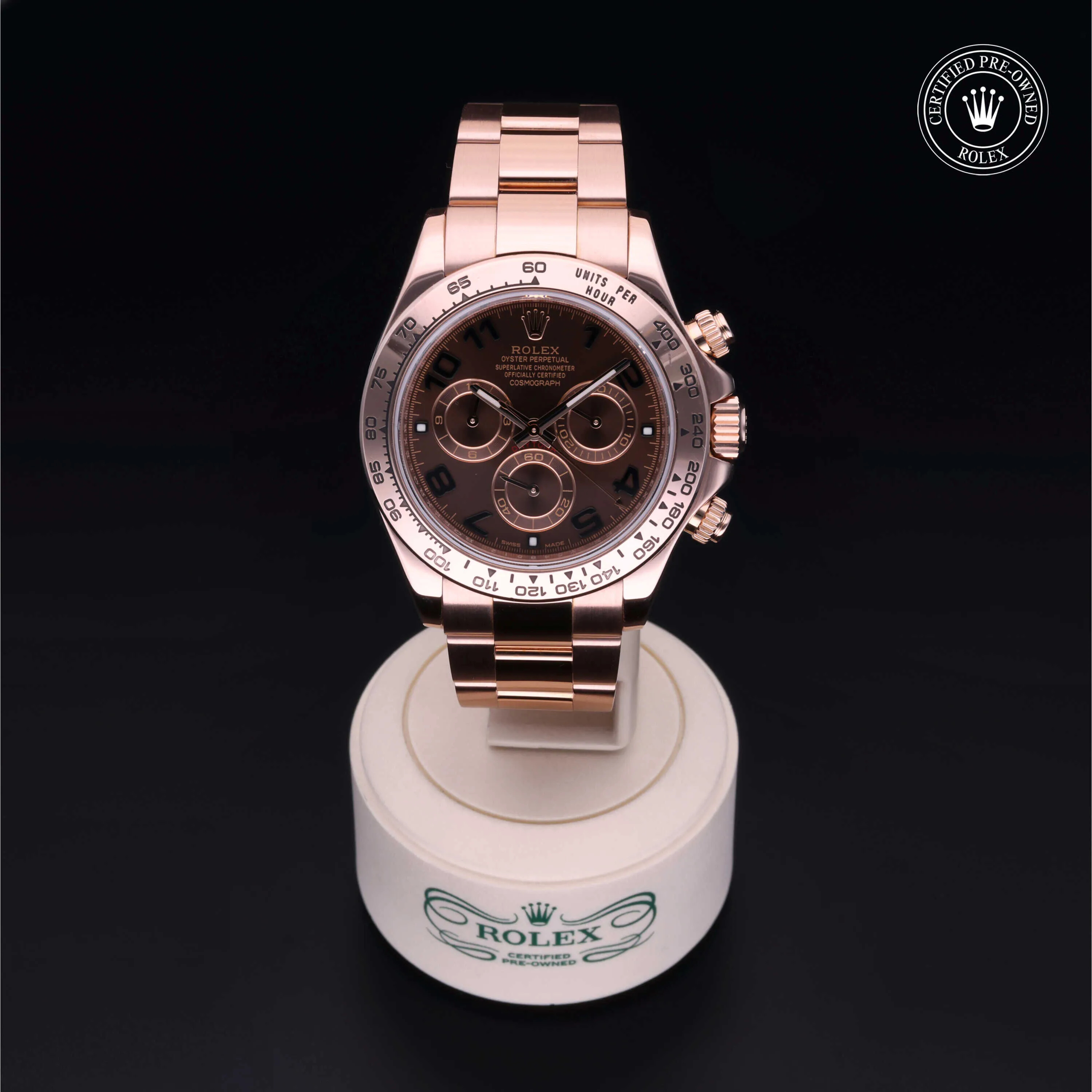 Rolex Daytona 116505 40mm Rose gold Brown 1