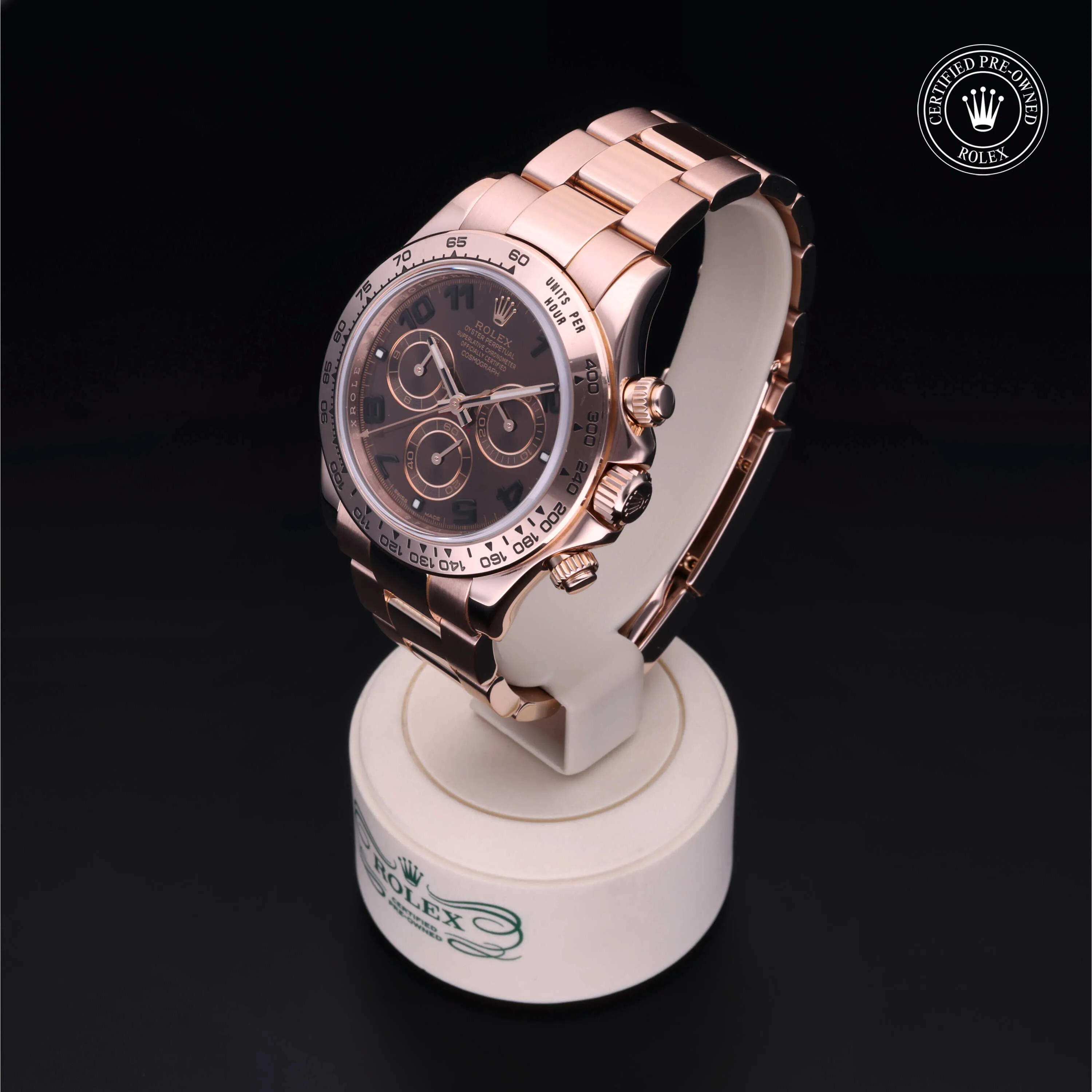 Rolex Daytona 116505 40mm Rose gold Brown 2