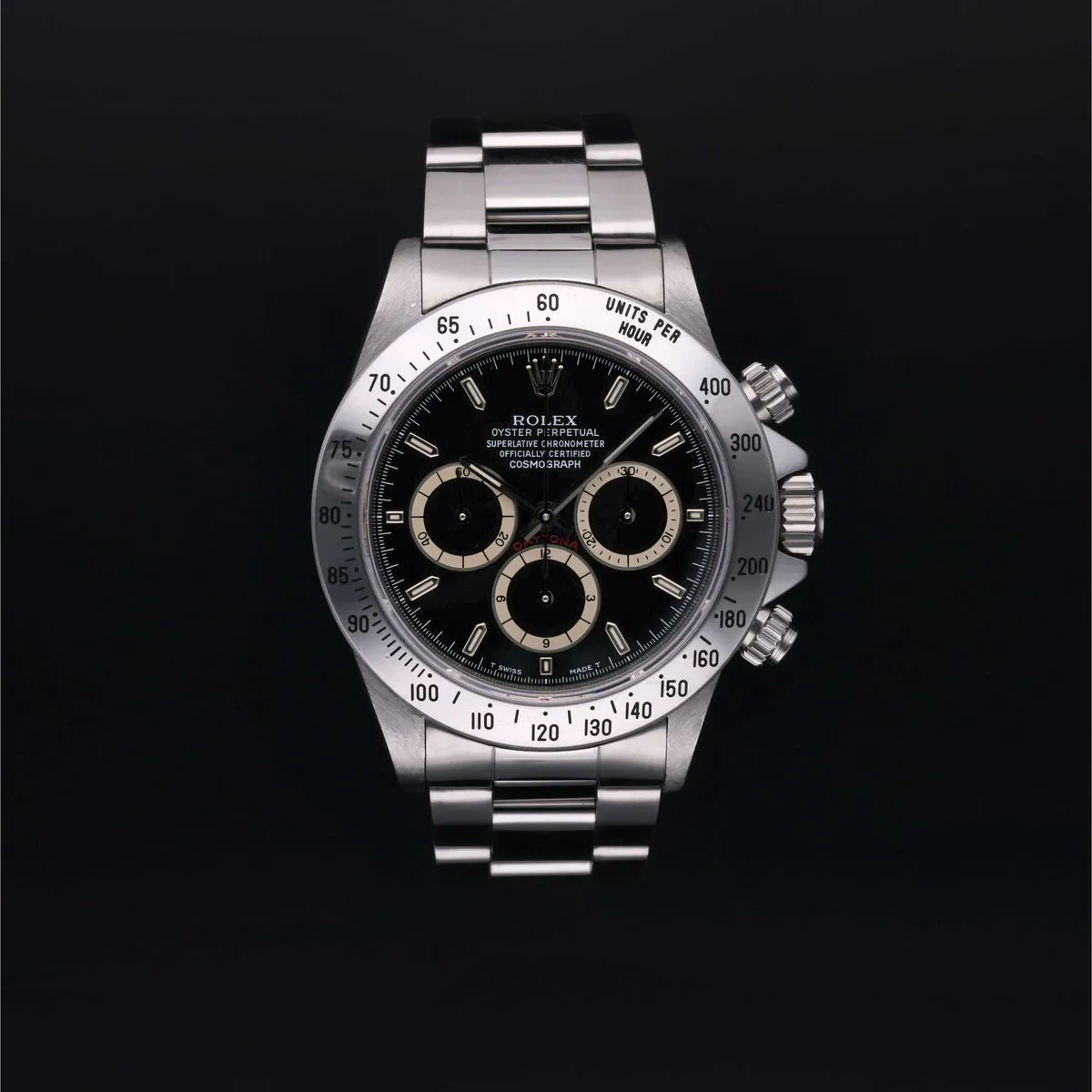 Rolex Daytona 16520 40mm Oystersteel Black