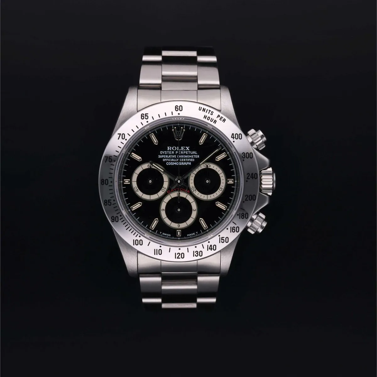 Rolex Daytona 16520 40mm Oystersteel Black