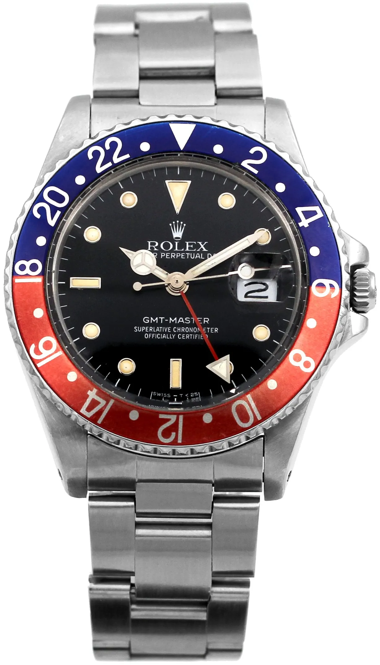 Rolex GMT-Master 16750 40mm Stainless steel Black