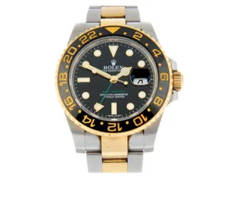 Rolex GMT-Master II 116713 Yellow gold and Stainless steel Black