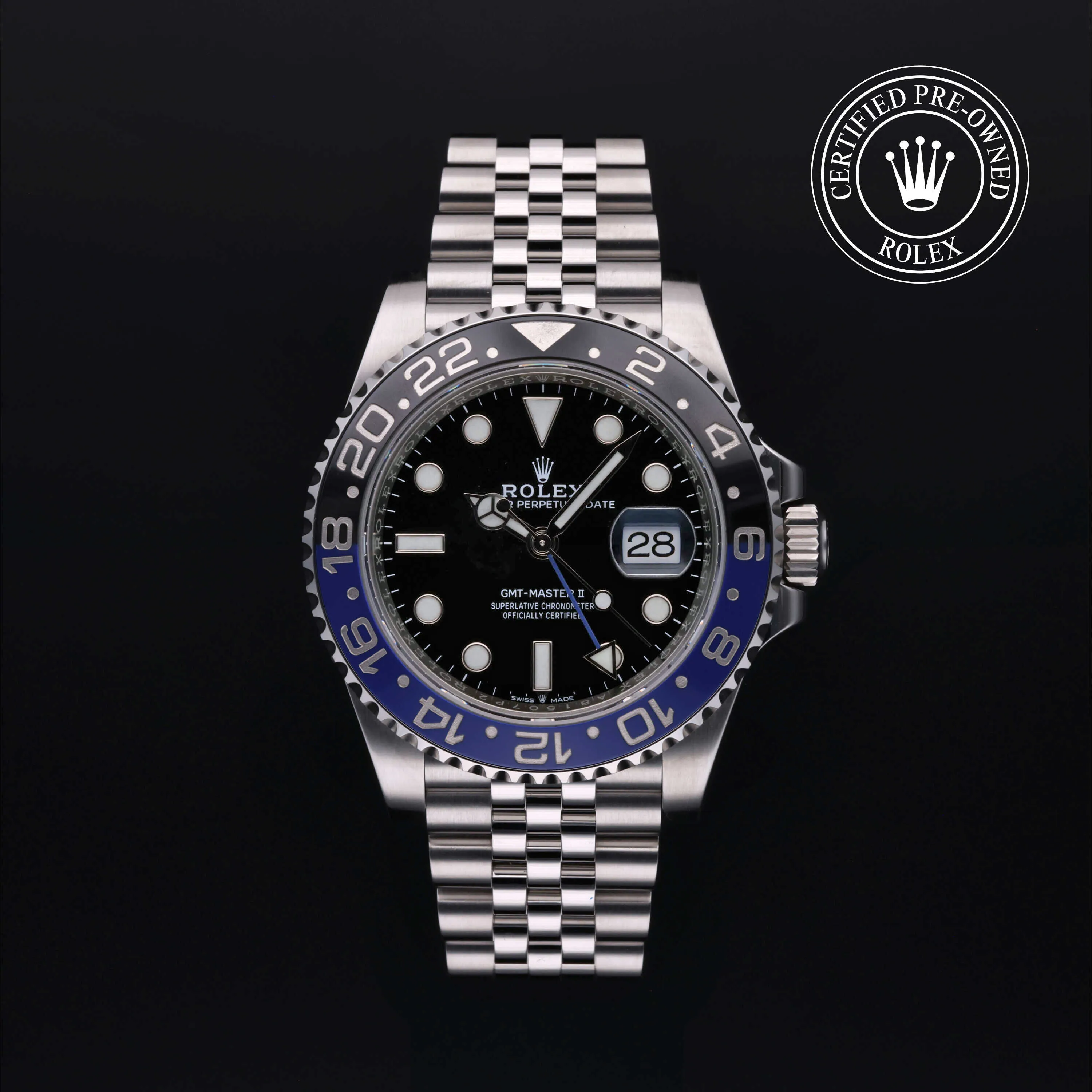 Rolex GMT-Master II 126710BLNR 40mm Stainless steel Black