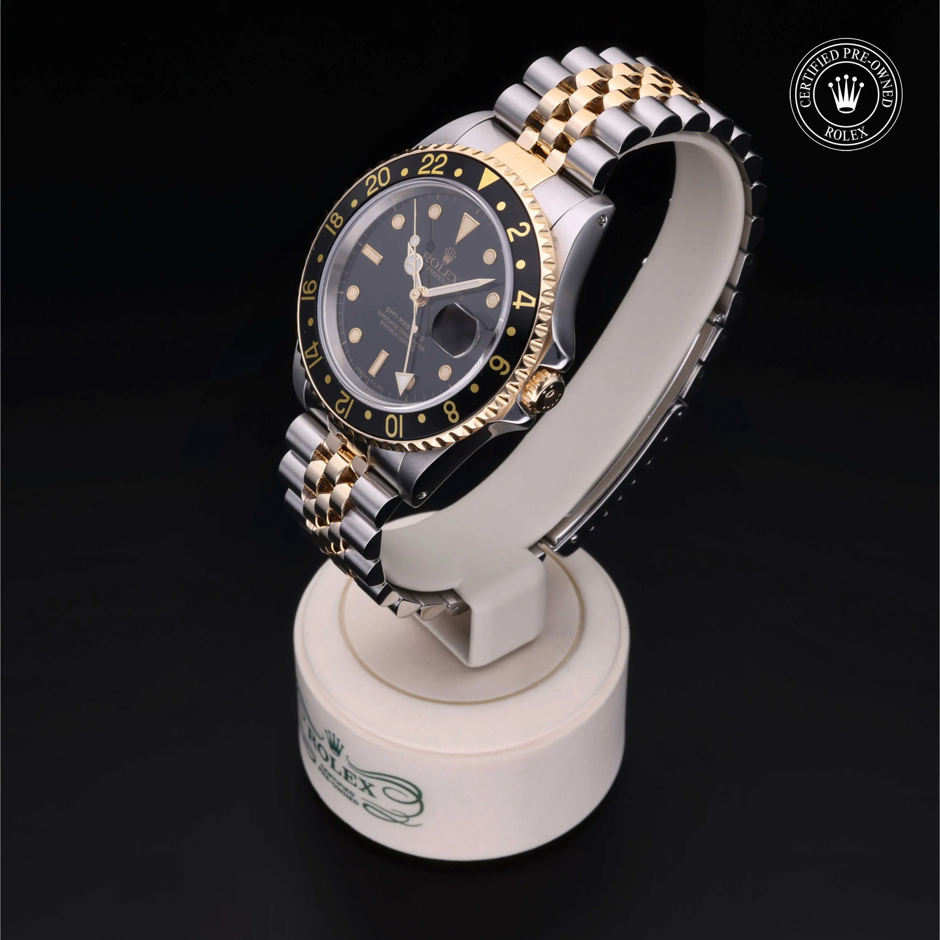 Rolex GMT-Master II 16713 40mm Yellow gold and Stainless steel Black 1