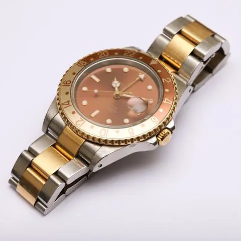 Rolex GMT-Master II 16713 40mm Yellow gold and Stainless steel Brown 3