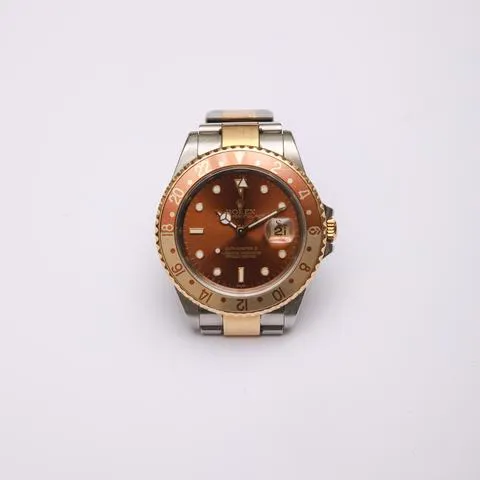 Rolex GMT-Master II 16713 40mm Yellow gold and Stainless steel Brown 7