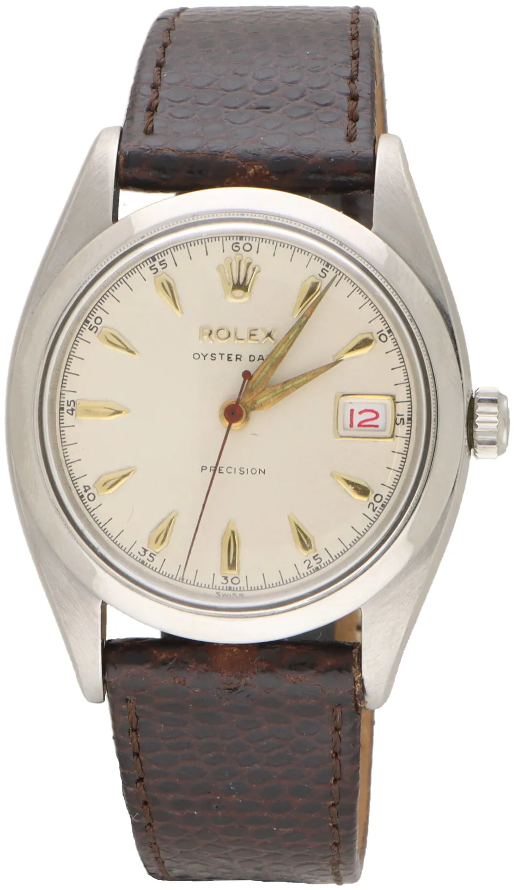 Rolex Oyster Date 6569 34mm Stainless steel White
