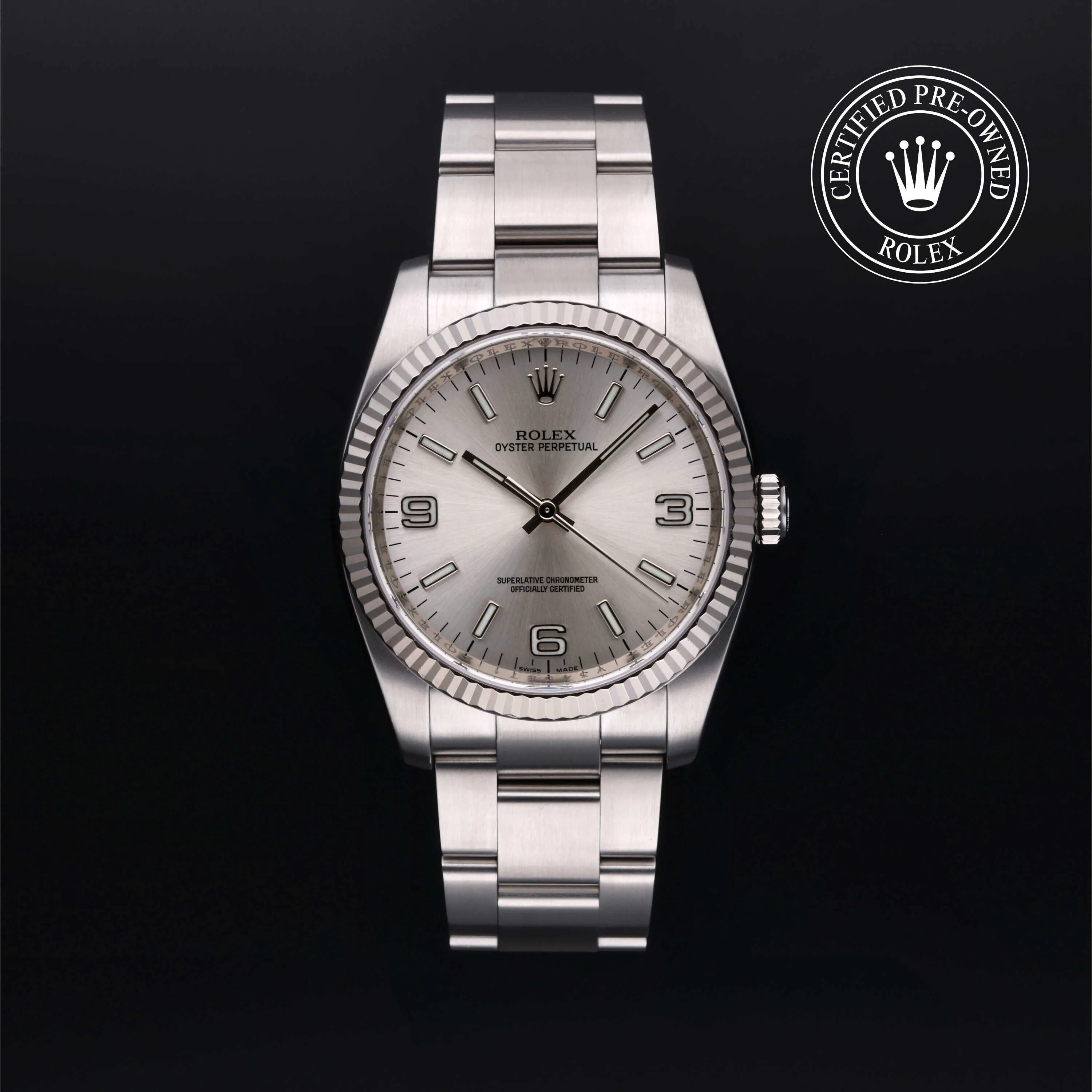 Rolex Oyster Perpetual 36 116034 36mm Stainless steel Silver