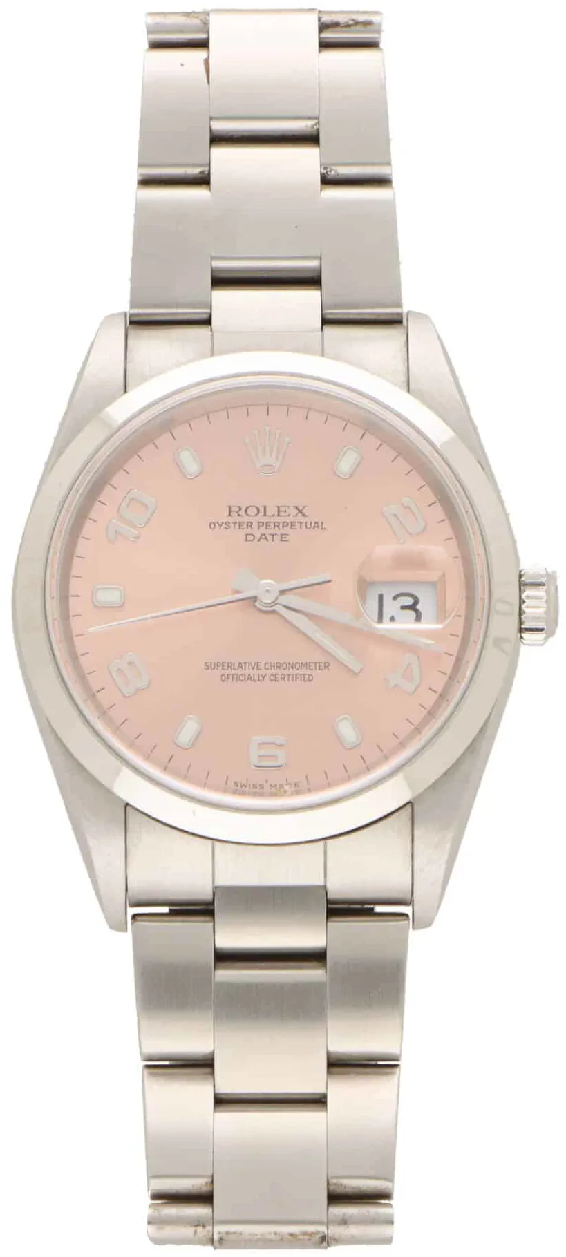 Rolex Oyster Perpetual Date 15200 34mm Stainless steel Rose