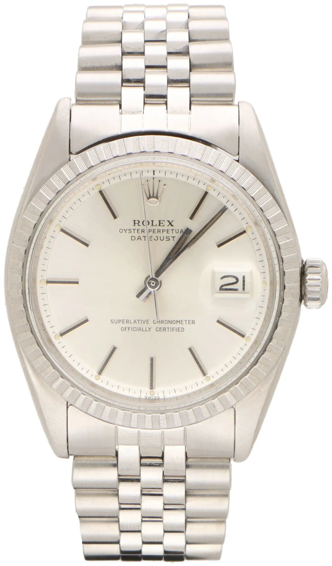 Rolex Oyster Perpetual "Datejust" 16030 36mm Stainless steel Silver