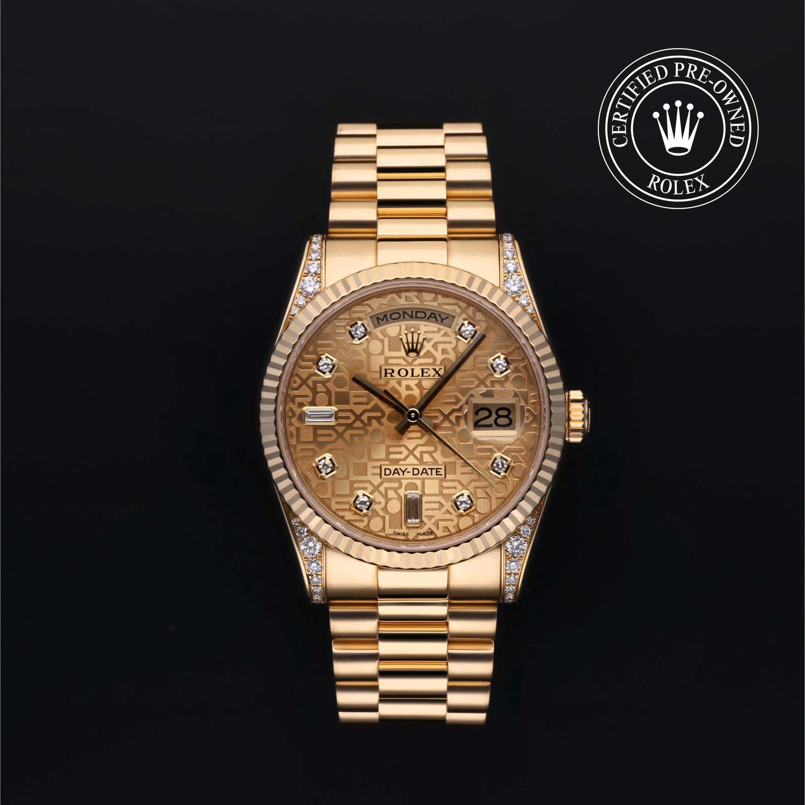 Rolex Day-Date 36 118338 36mm Yellow gold Champagne