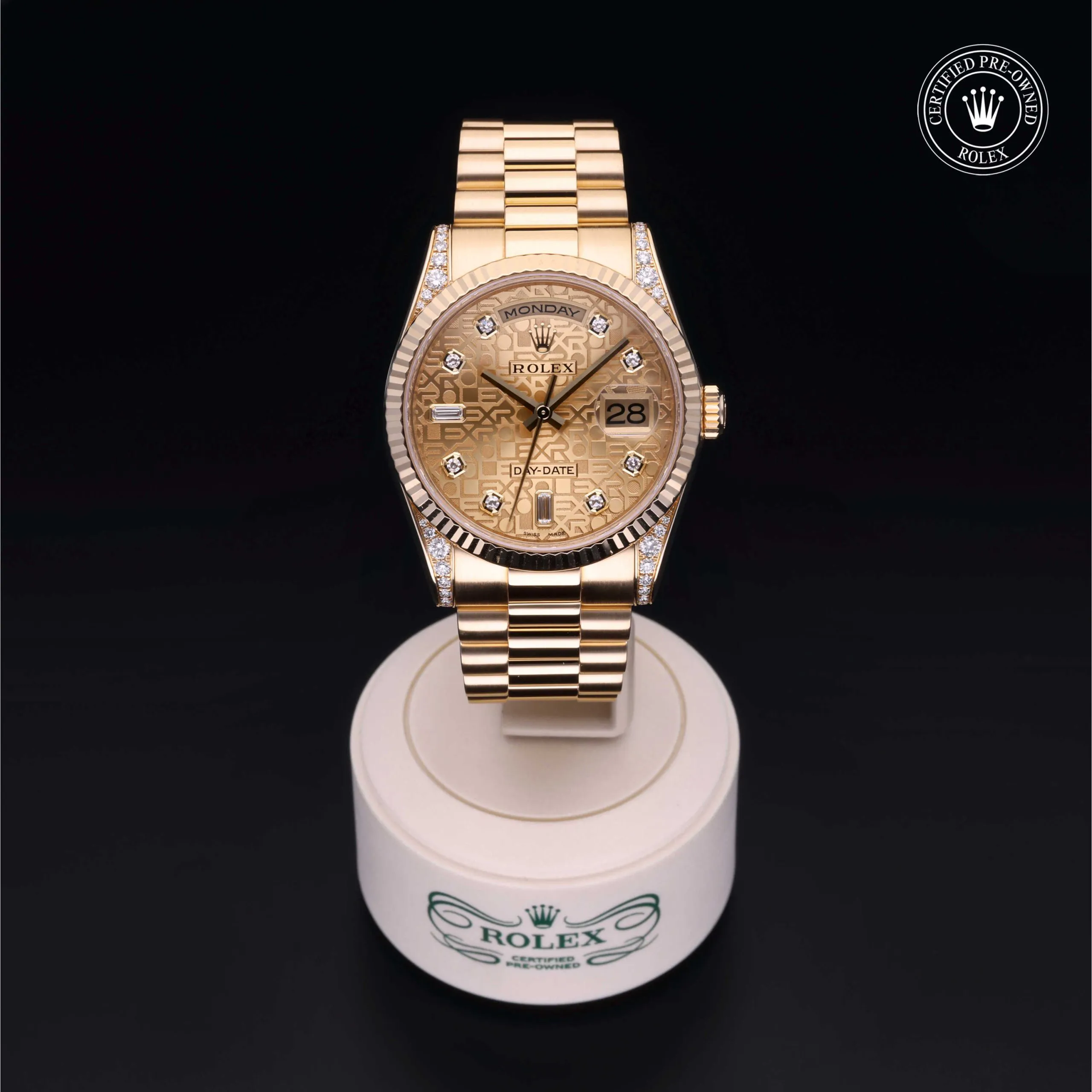 Rolex Day-Date 36 118338 36mm Yellow gold Champagne 4