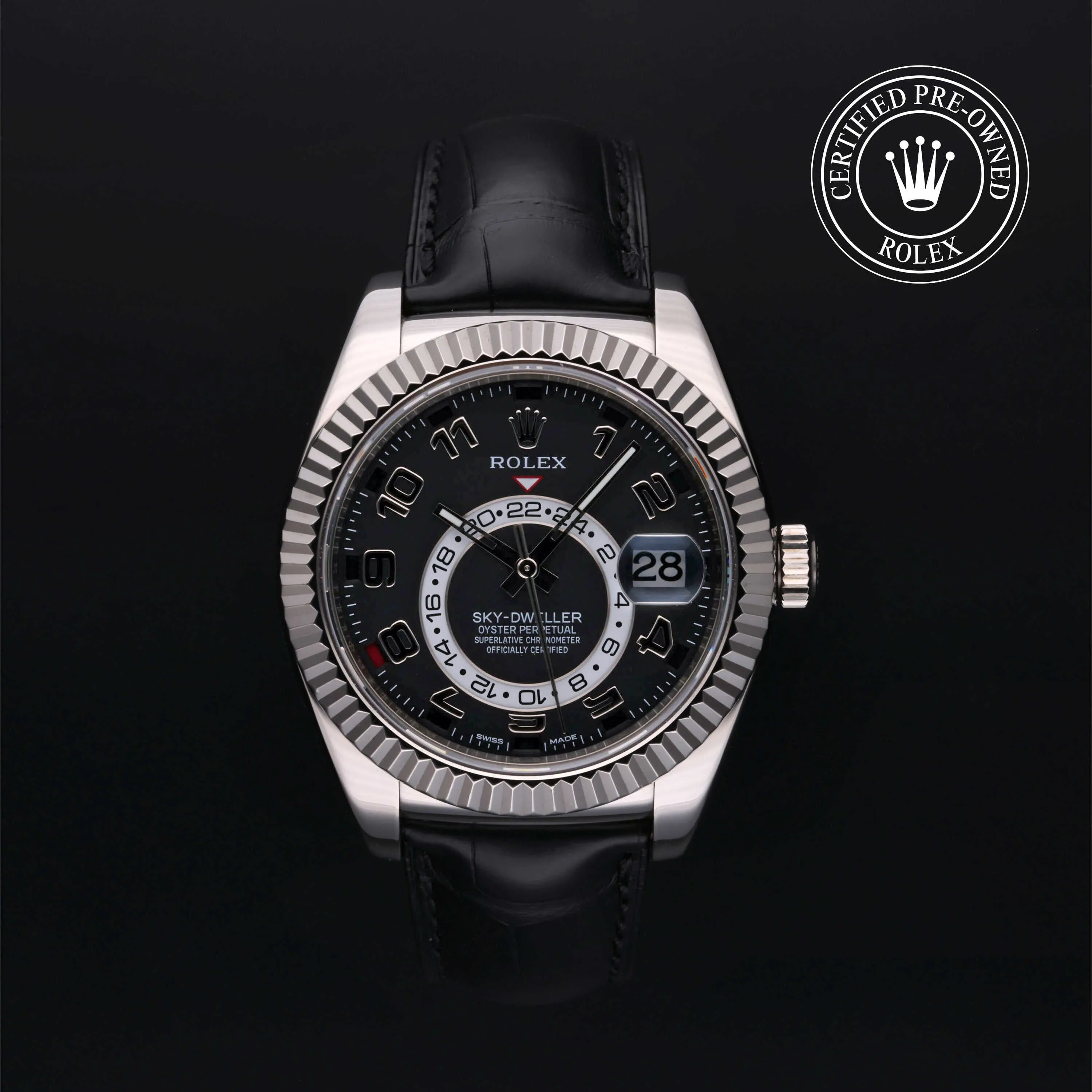 Rolex Sky-Dweller 326139 42mm White gold Black